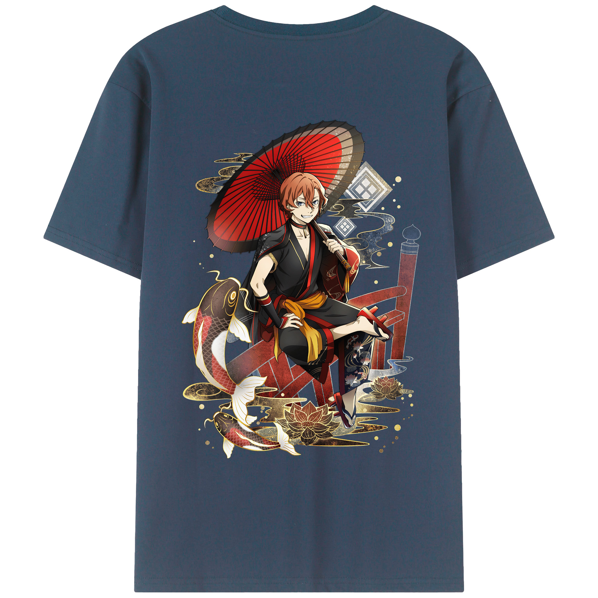 （画像用） 文豪ストレイドッグス Bungo Stray Dogs レディース半袖Tシャツ(バックプリント)