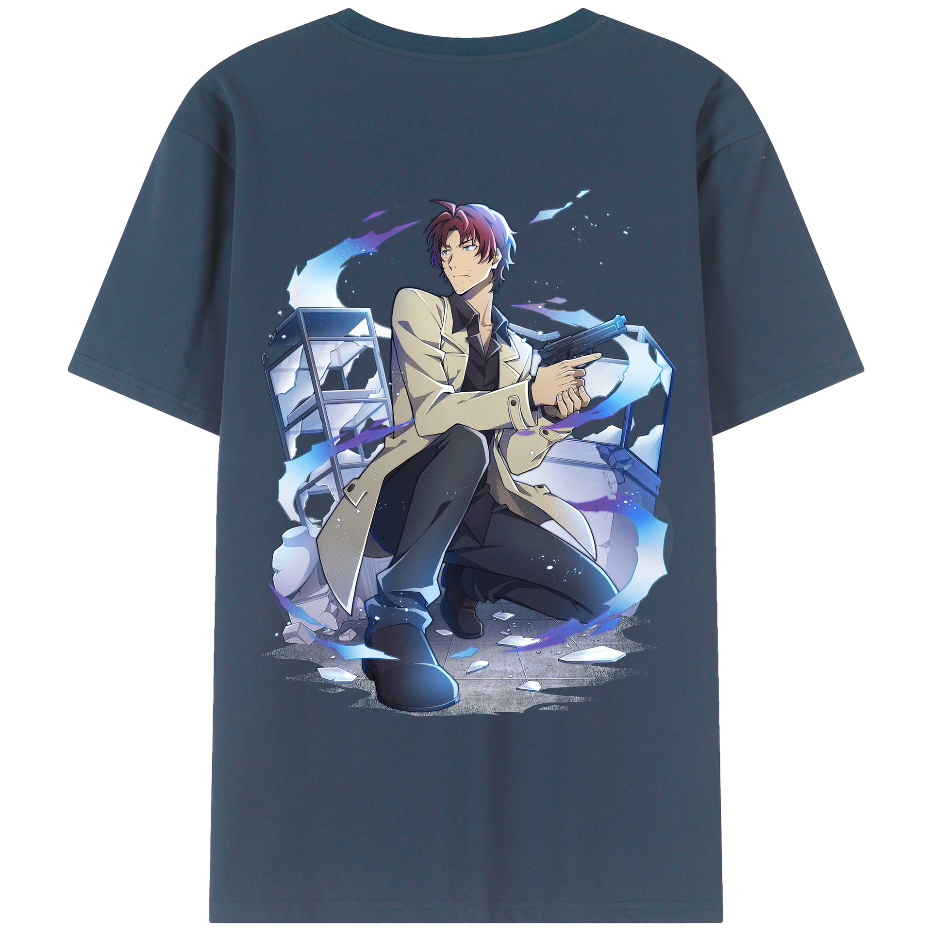 （画像用） 文豪ストレイドッグス Bungo Stray Dogs レディース半袖Tシャツ(バックプリント)