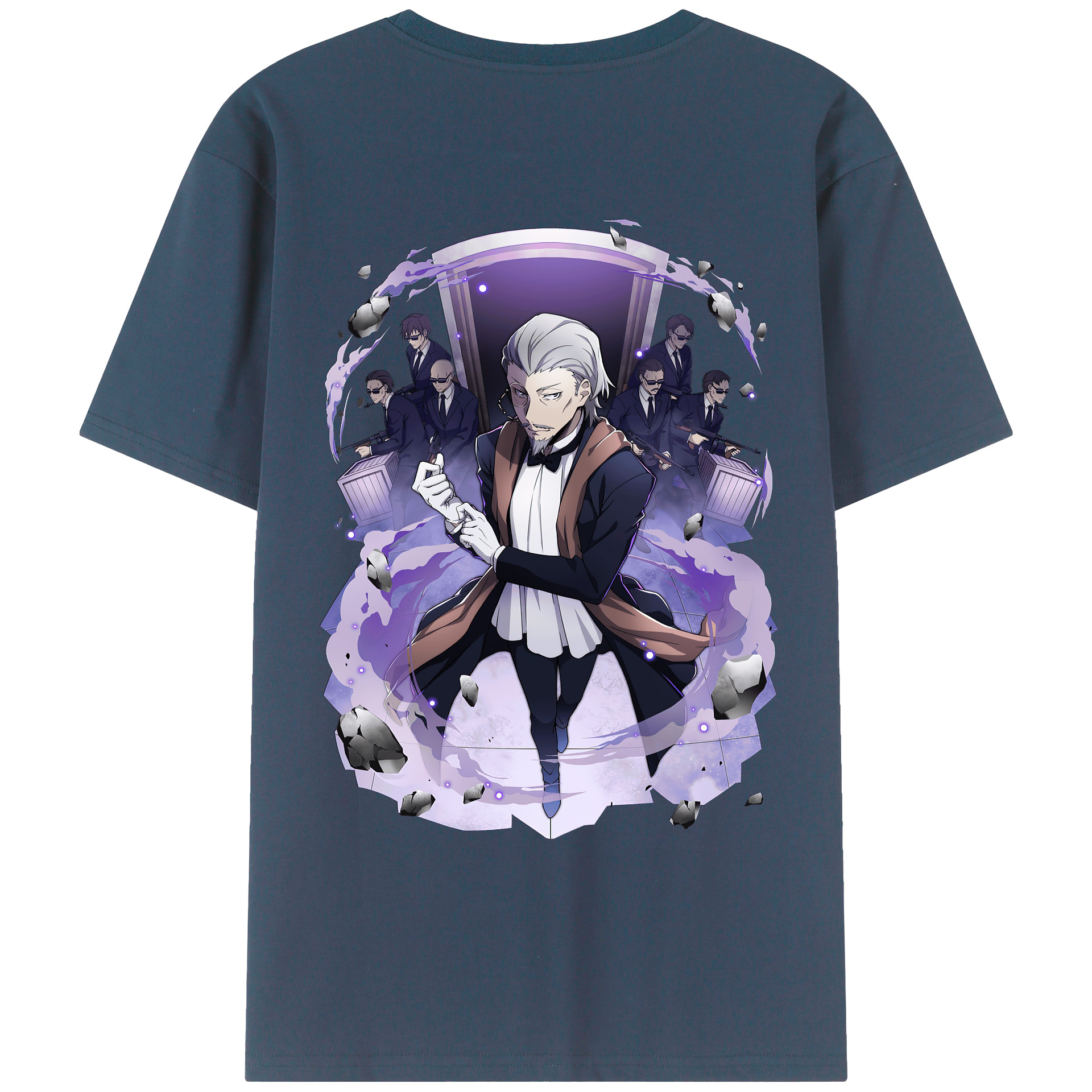 （画像用） 文豪ストレイドッグス Bungo Stray Dogs レディース半袖Tシャツ(バックプリント)