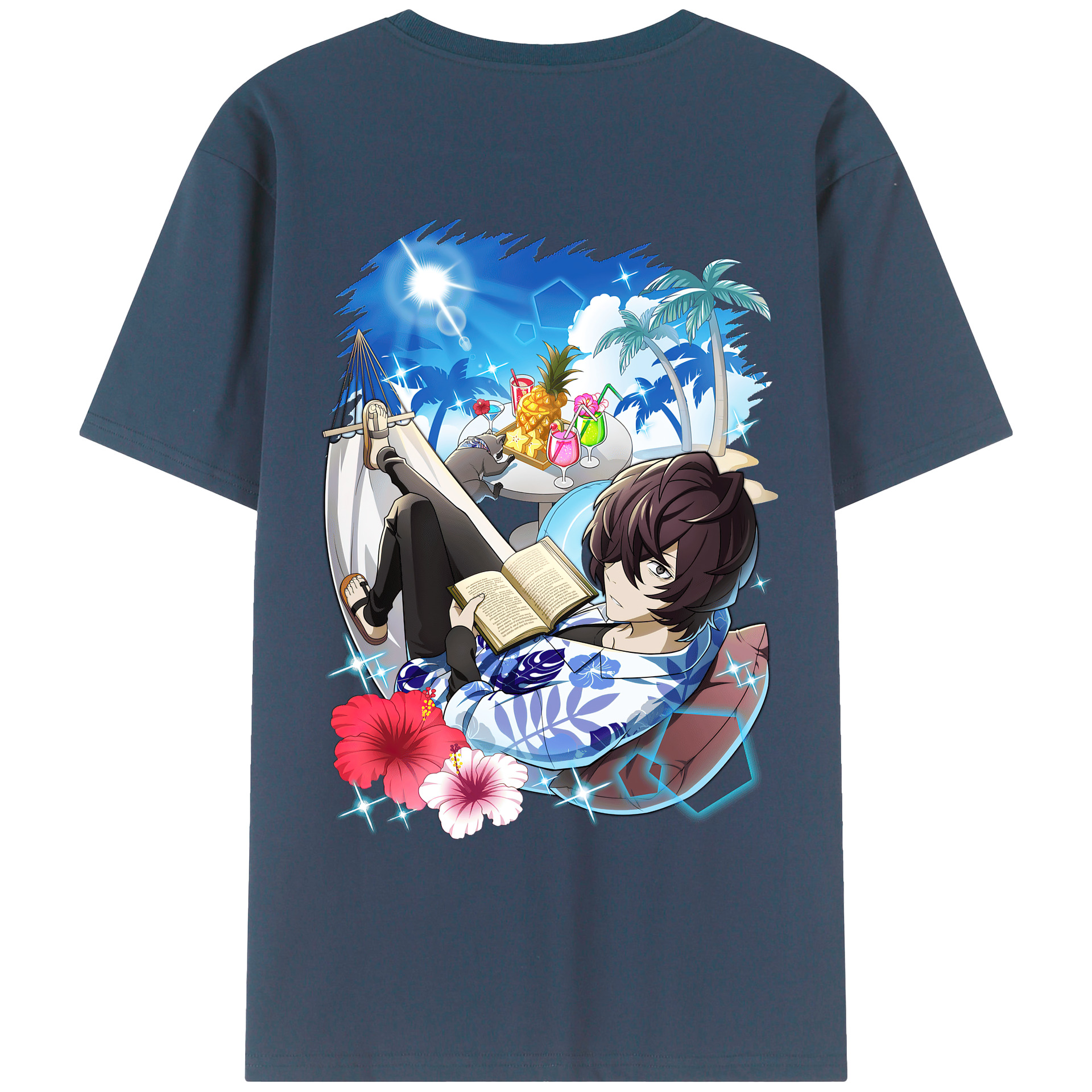 （画像用） 文豪ストレイドッグス Bungo Stray Dogs レディース半袖Tシャツ(バックプリント)