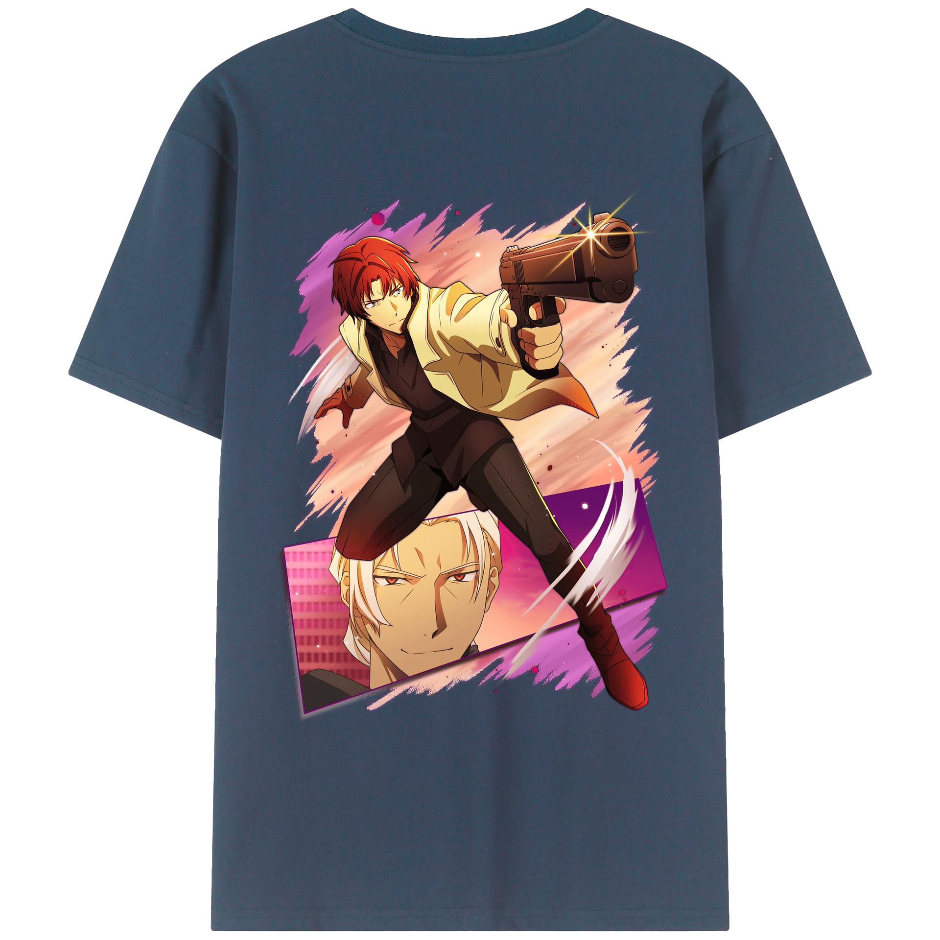 （画像用） 文豪ストレイドッグス Bungo Stray Dogs レディース半袖Tシャツ(バックプリント)