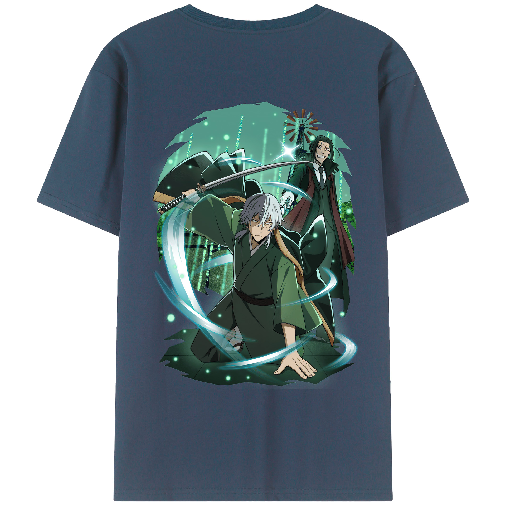 （画像用） 文豪ストレイドッグス Bungo Stray Dogs レディース半袖Tシャツ(バックプリント)