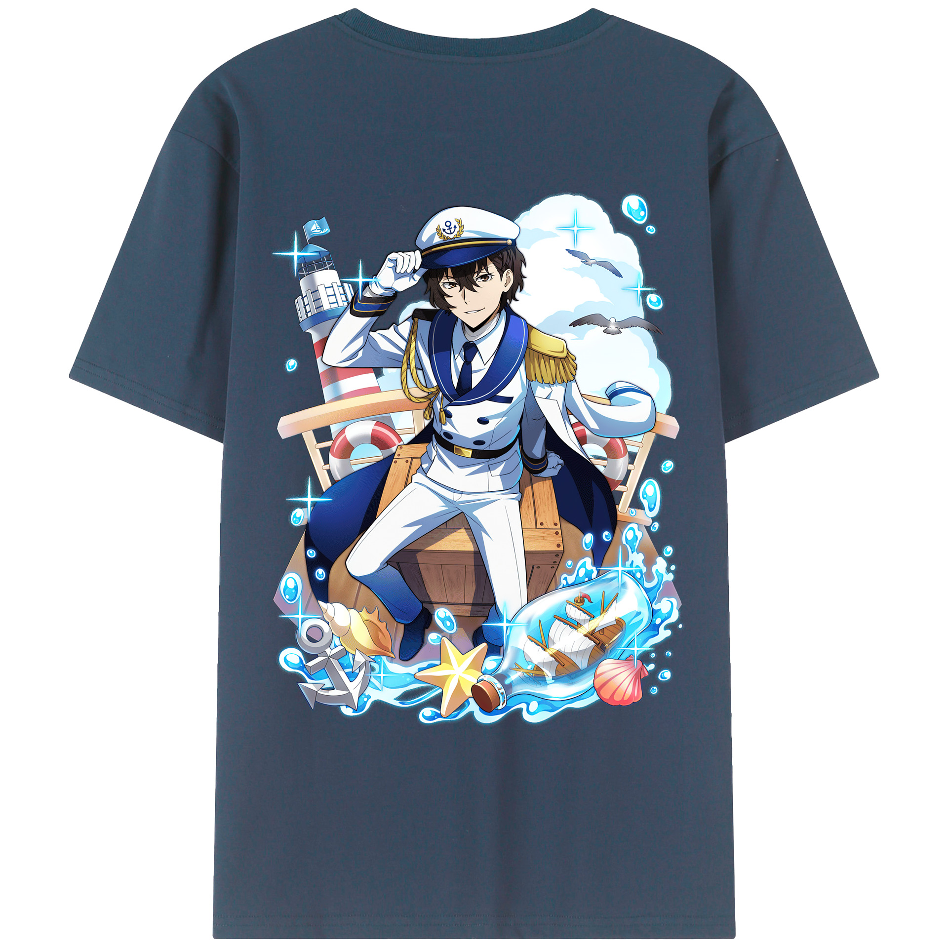 （画像用） 文豪ストレイドッグス Bungo Stray Dogs レディース半袖Tシャツ(バックプリント)