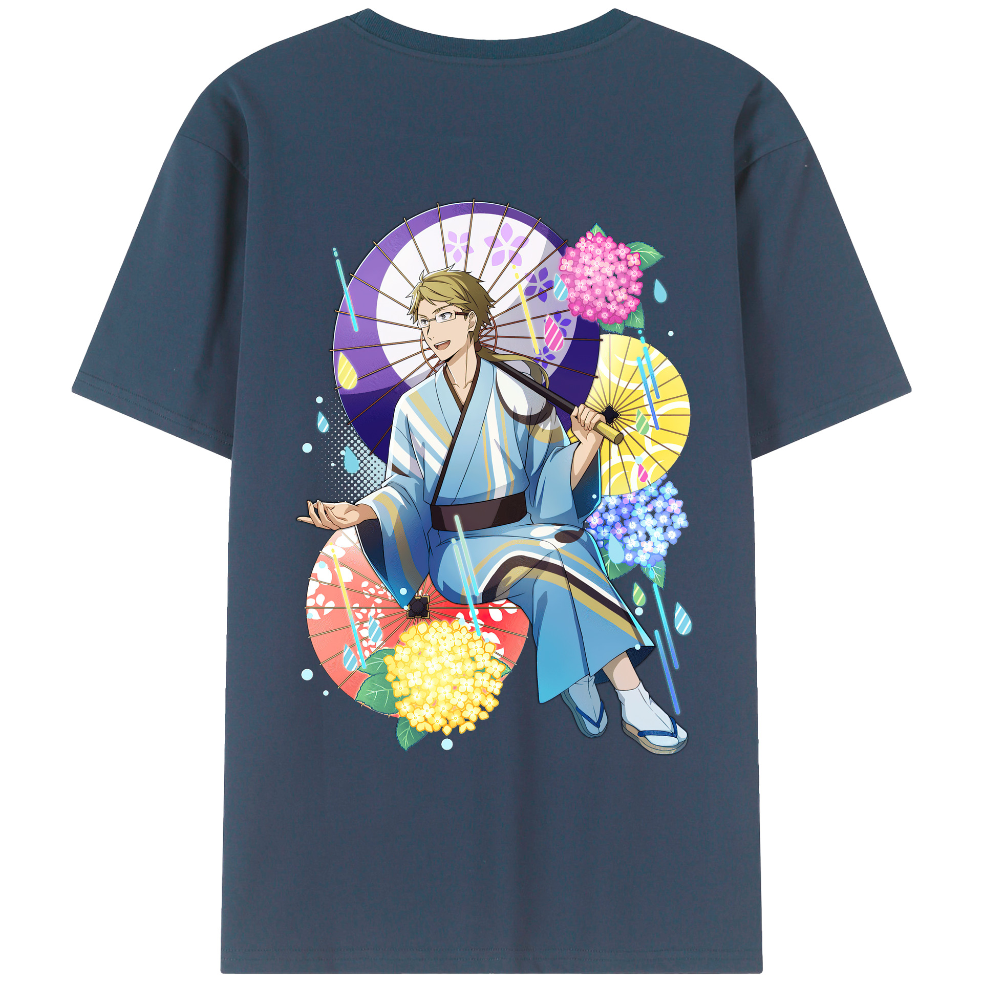 （画像用） 文豪ストレイドッグス Bungo Stray Dogs レディース半袖Tシャツ(バックプリント)