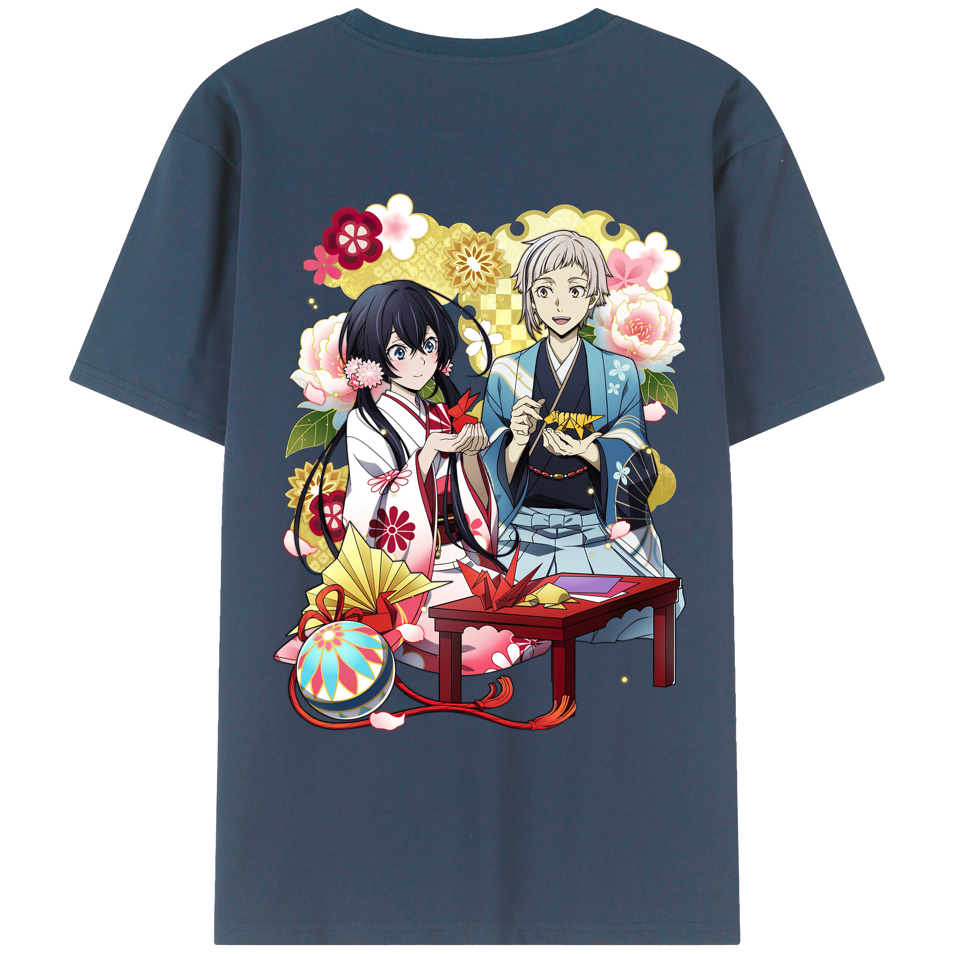 （画像用） 文豪ストレイドッグス Bungo Stray Dogs レディース半袖Tシャツ(バックプリント)