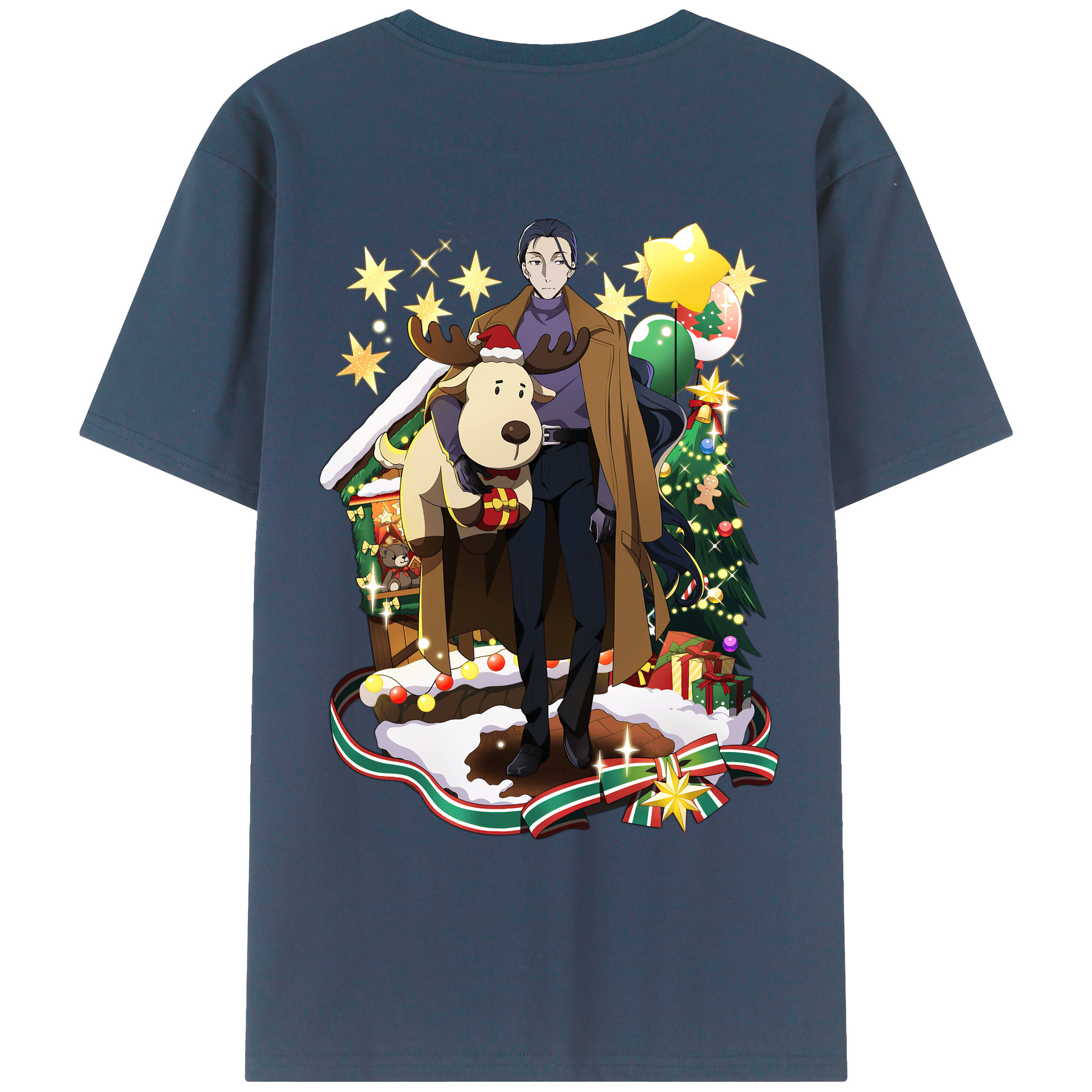 （画像用） 文豪ストレイドッグス Bungo Stray Dogs レディース半袖Tシャツ(バックプリント)