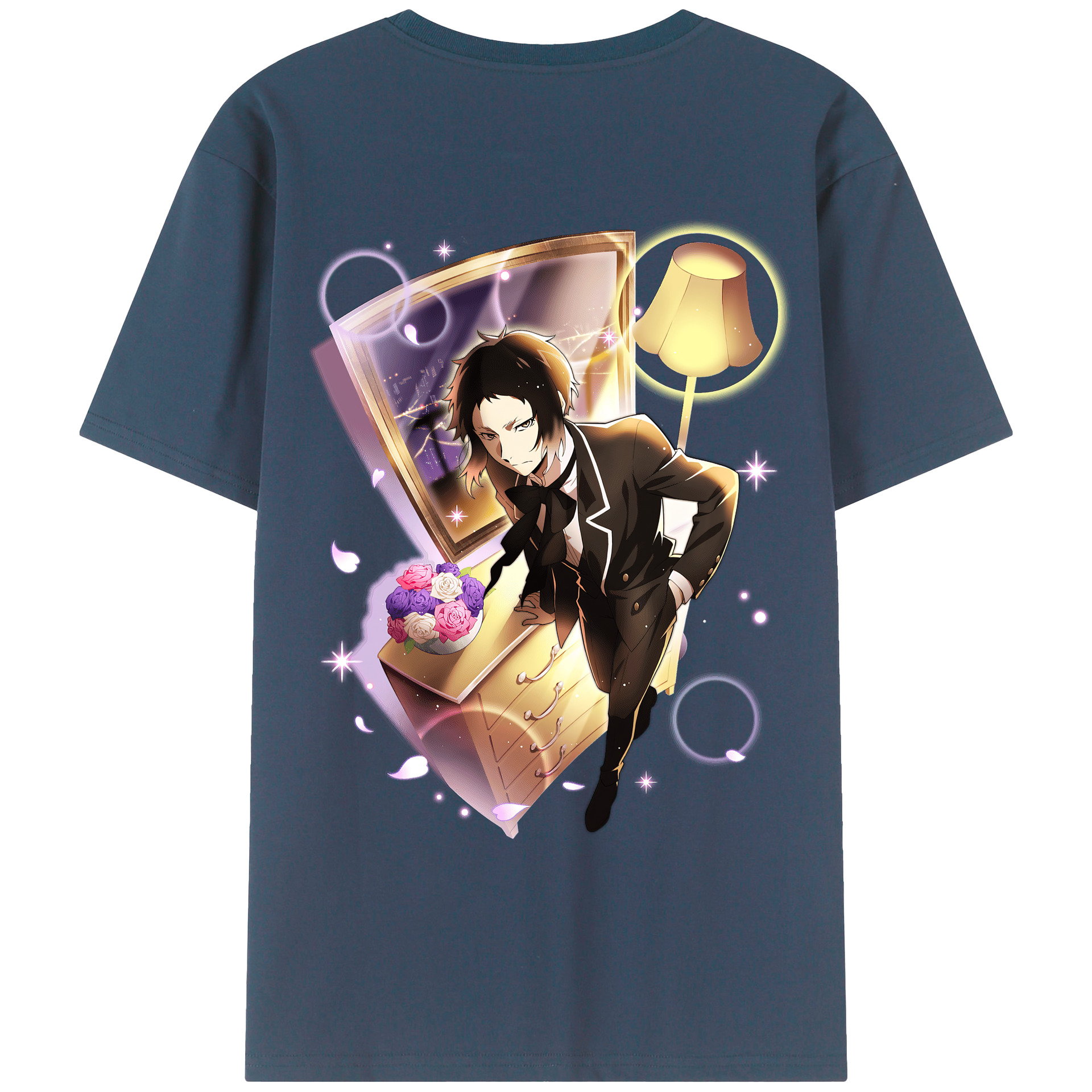 （画像用） 文豪ストレイドッグス Bungo Stray Dogs レディース半袖Tシャツ(バックプリント)