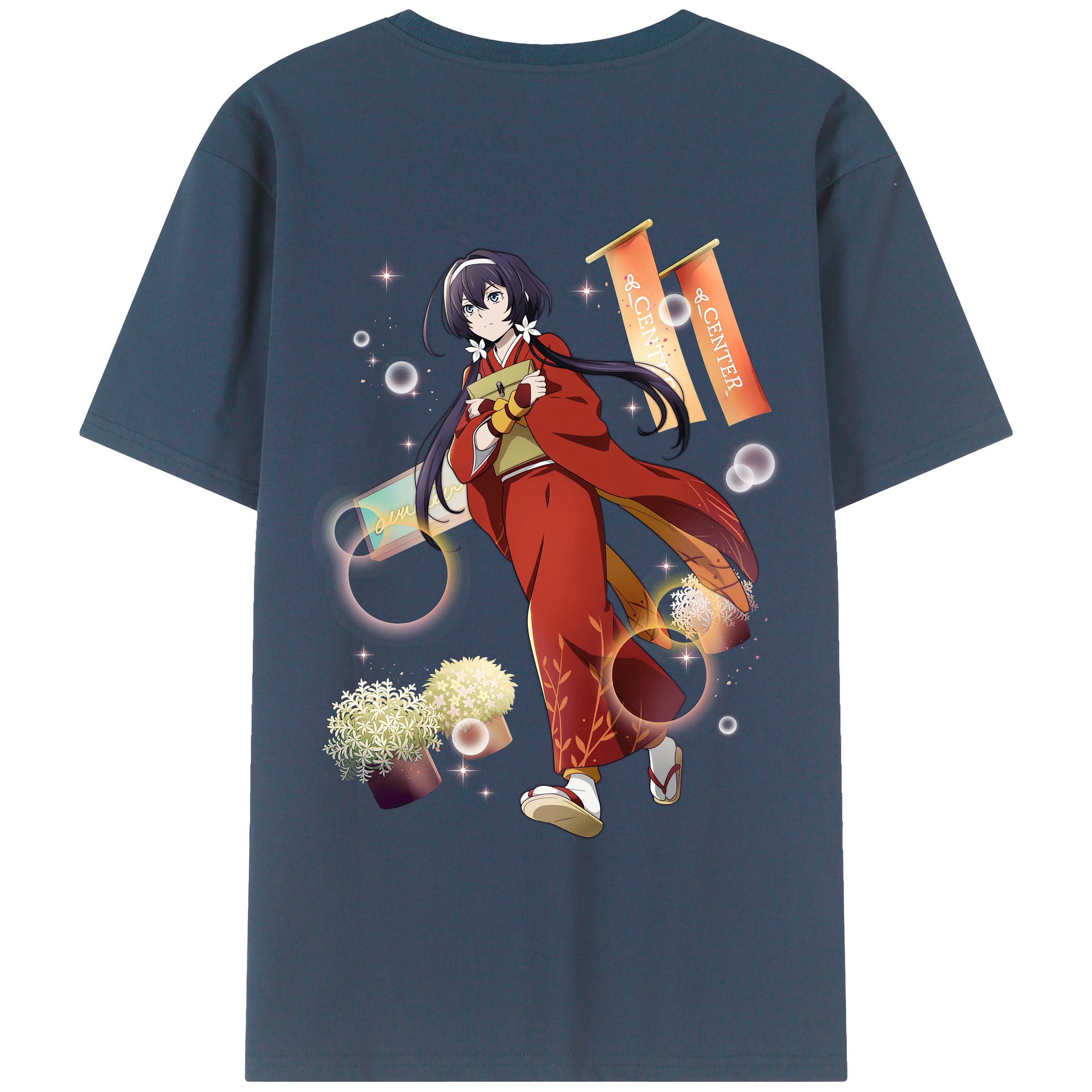 （画像用） 文豪ストレイドッグス Bungo Stray Dogs レディース半袖Tシャツ(バックプリント)