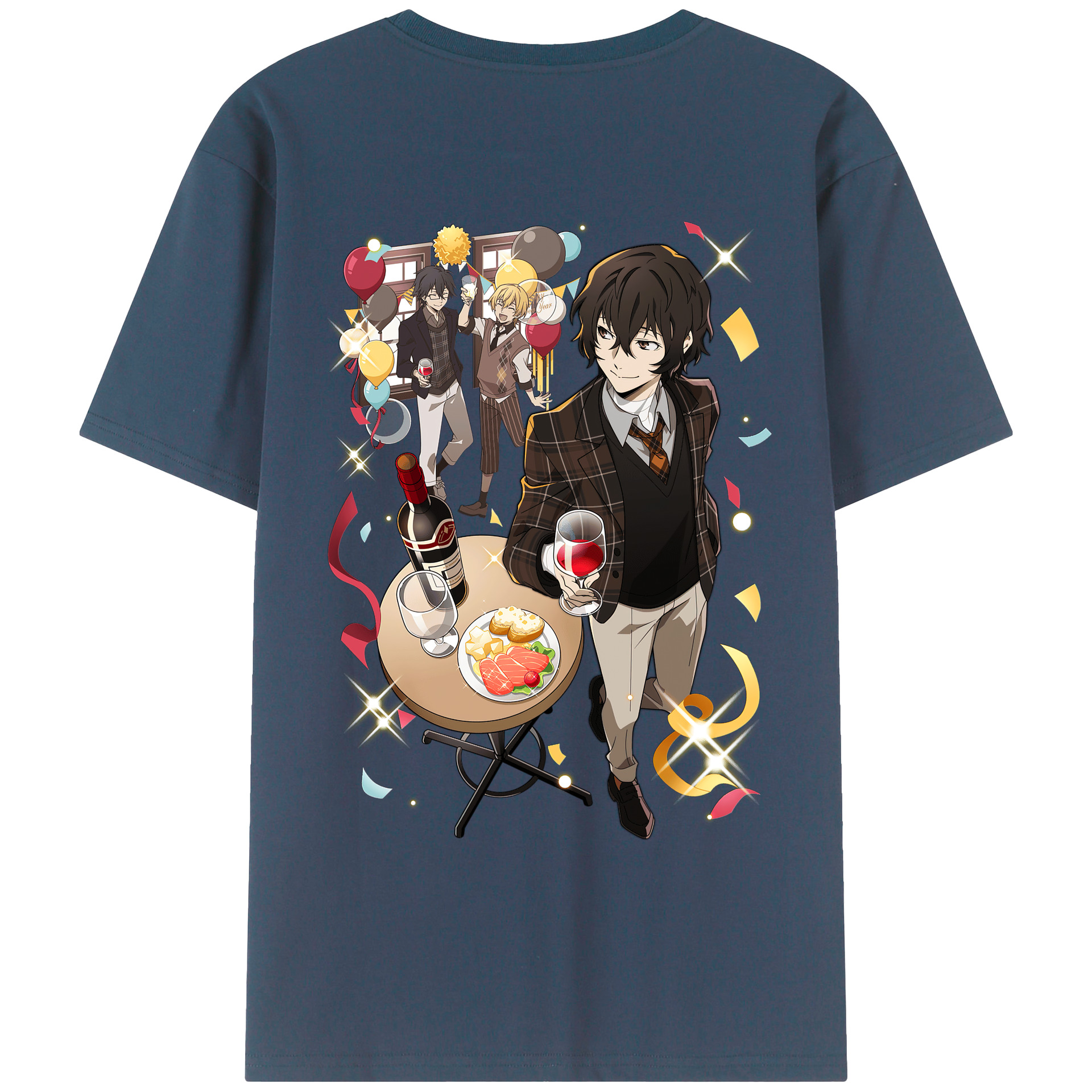 （画像用） 文豪ストレイドッグス Bungo Stray Dogs レディース半袖Tシャツ(バックプリント)