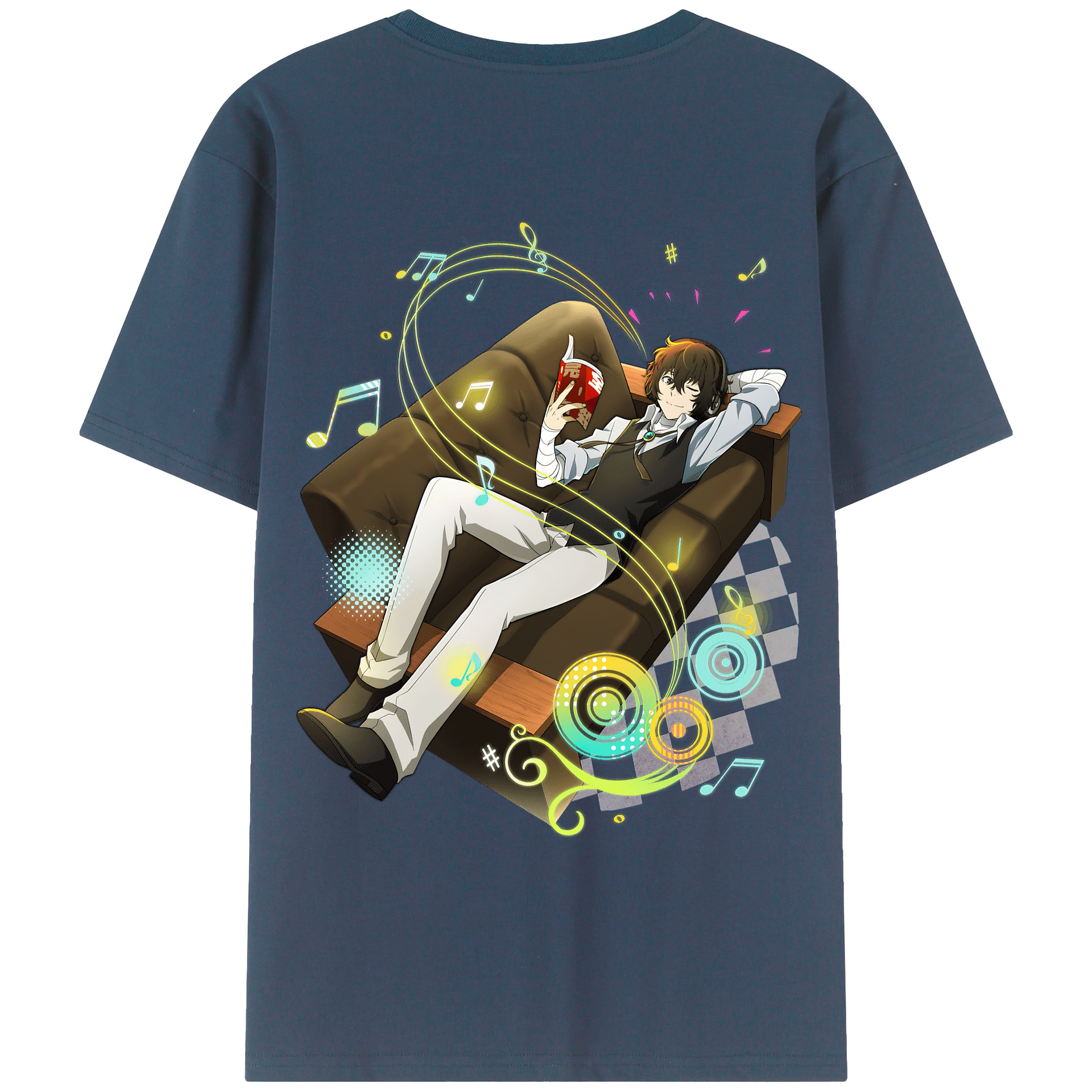（画像用） 文豪ストレイドッグス Bungo Stray Dogs レディース半袖Tシャツ(バックプリント)