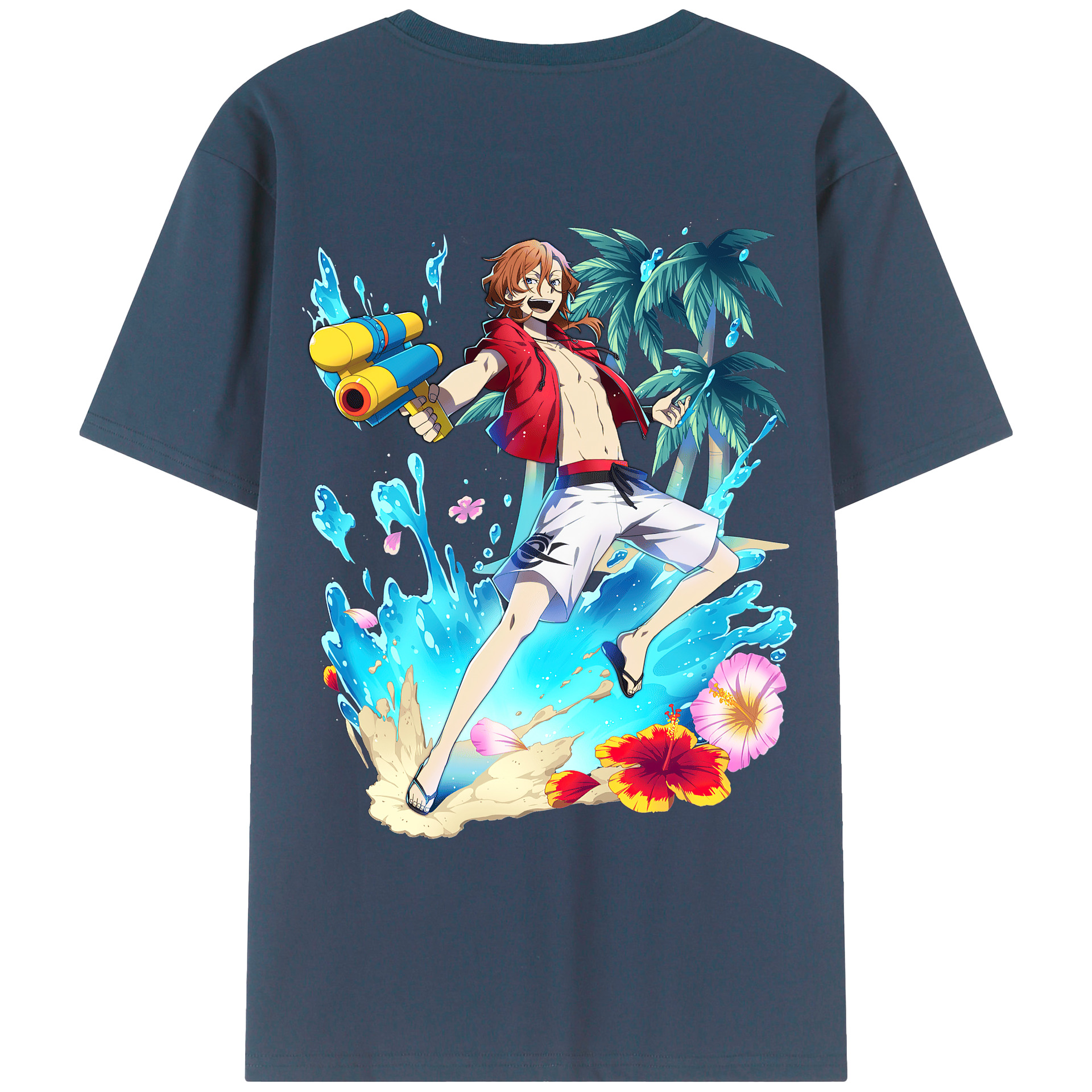 （画像用） 文豪ストレイドッグス Bungo Stray Dogs レディース半袖Tシャツ(バックプリント)