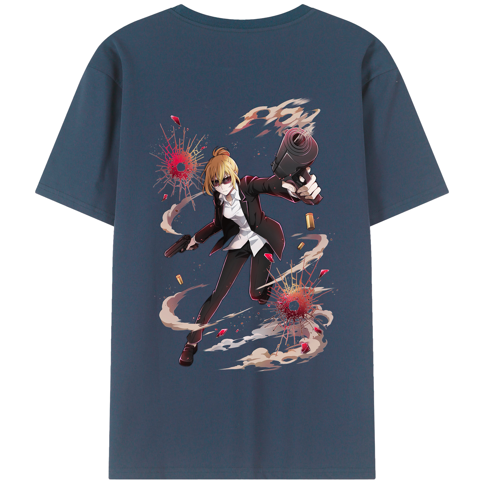 （画像用） 文豪ストレイドッグス Bungo Stray Dogs レディース半袖Tシャツ(バックプリント)