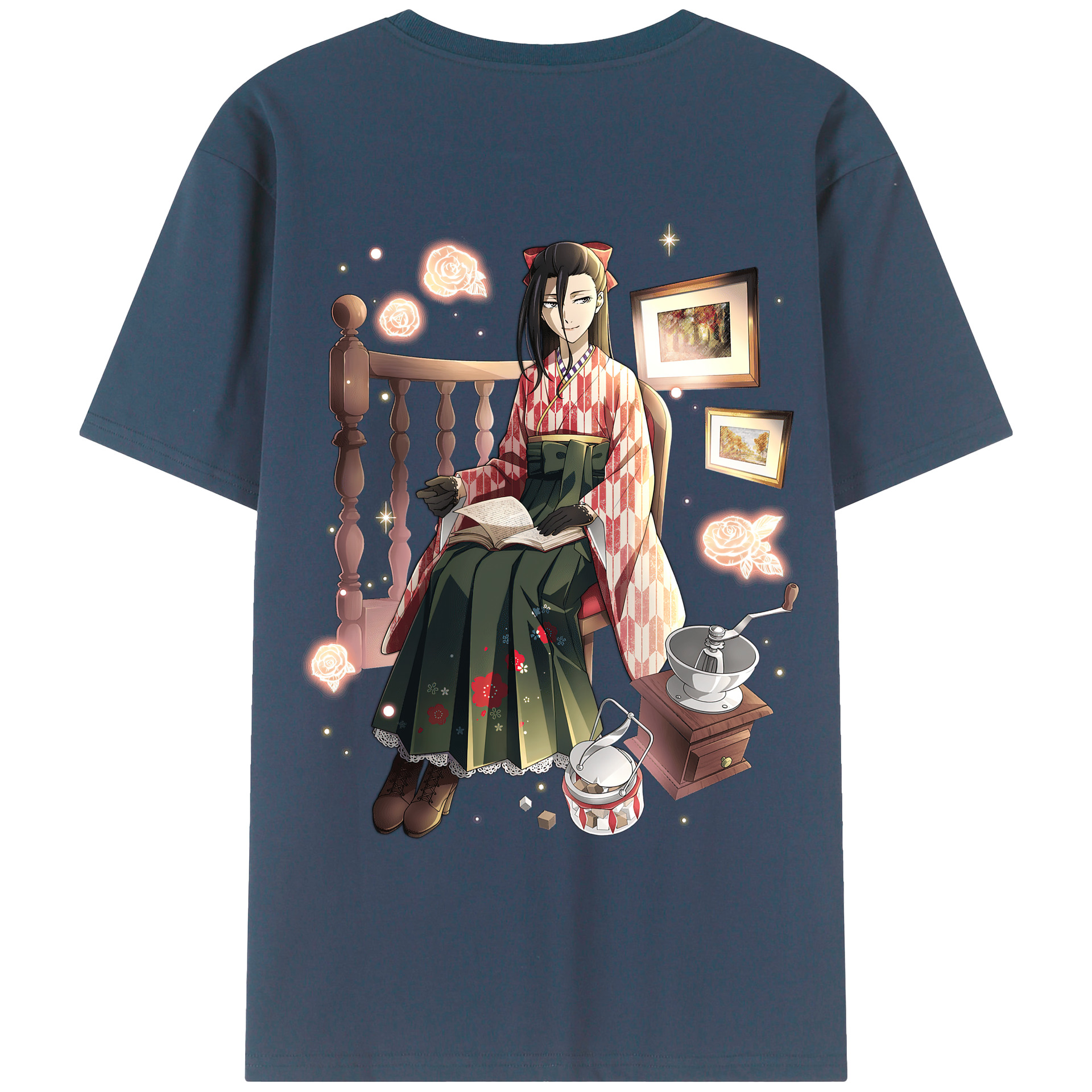 （画像用） 文豪ストレイドッグス Bungo Stray Dogs レディース半袖Tシャツ(バックプリント)