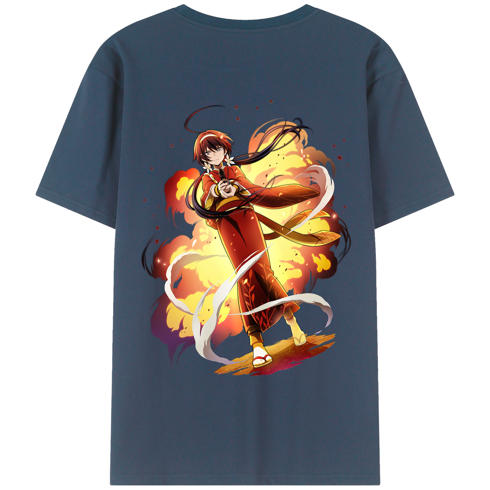 （画像用） 文豪ストレイドッグス Bungo Stray Dogs レディース半袖Tシャツ(バックプリント)