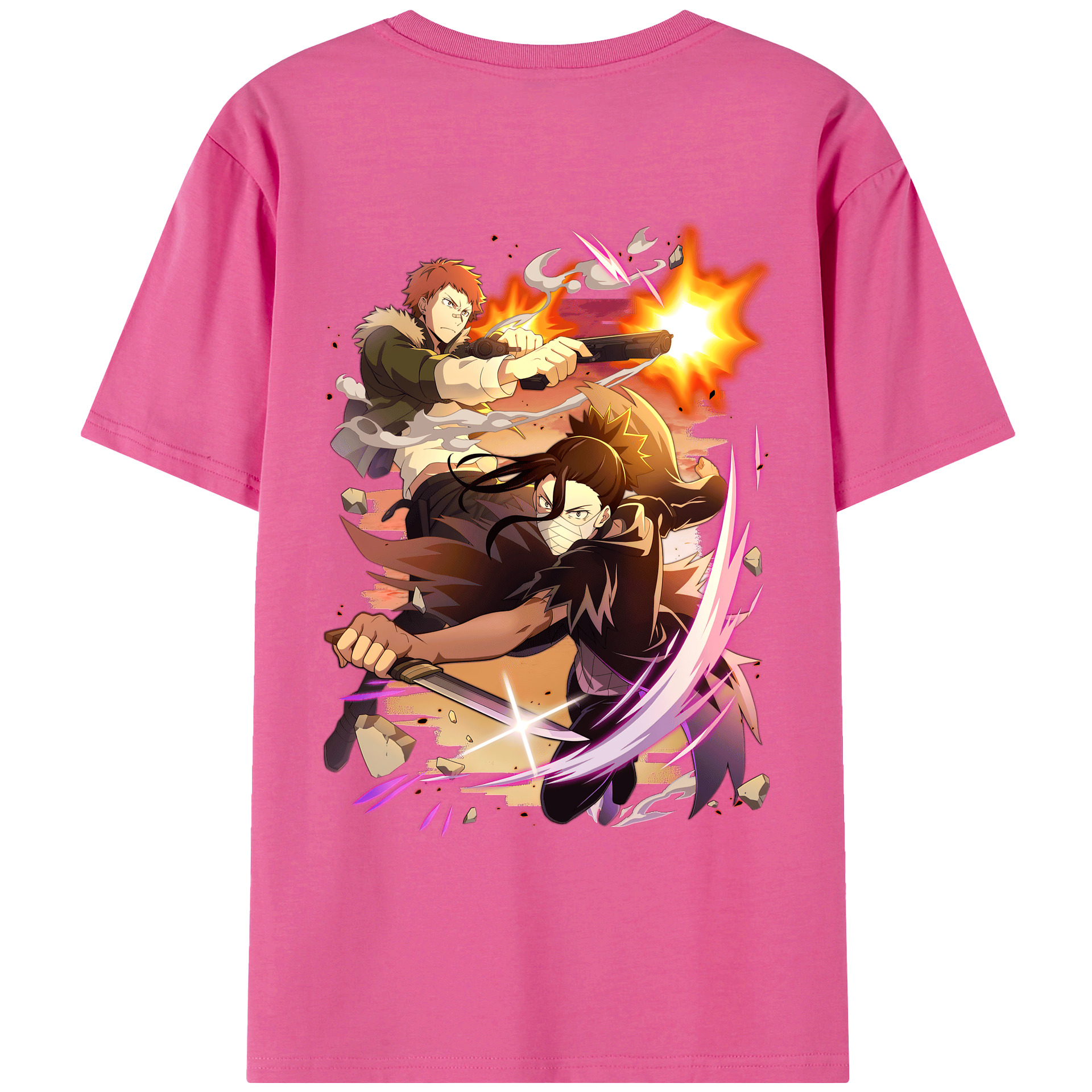 （画像用） 文豪ストレイドッグス Bungo Stray Dogs レディース半袖Tシャツ(バックプリント)