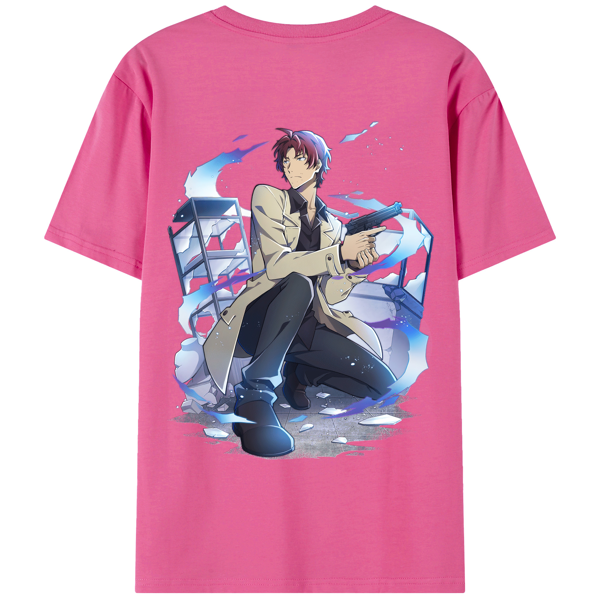 （画像用） 文豪ストレイドッグス Bungo Stray Dogs レディース半袖Tシャツ(バックプリント)