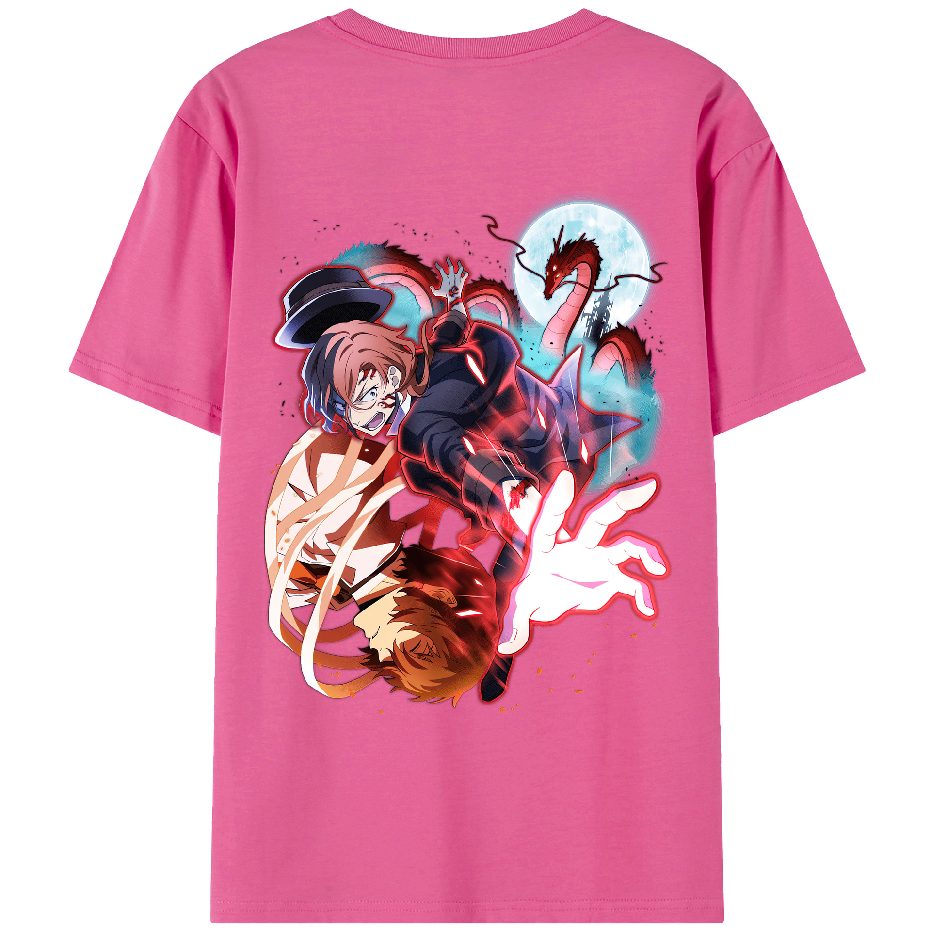 （画像用） 文豪ストレイドッグス Bungo Stray Dogs レディース半袖Tシャツ(バックプリント)