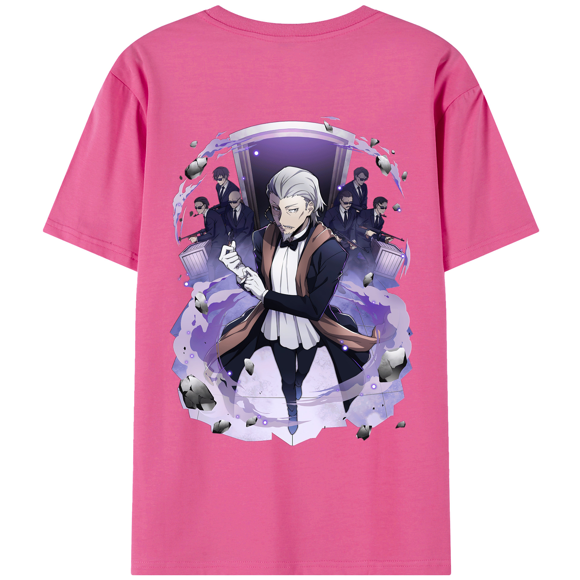 （画像用） 文豪ストレイドッグス Bungo Stray Dogs レディース半袖Tシャツ(バックプリント)