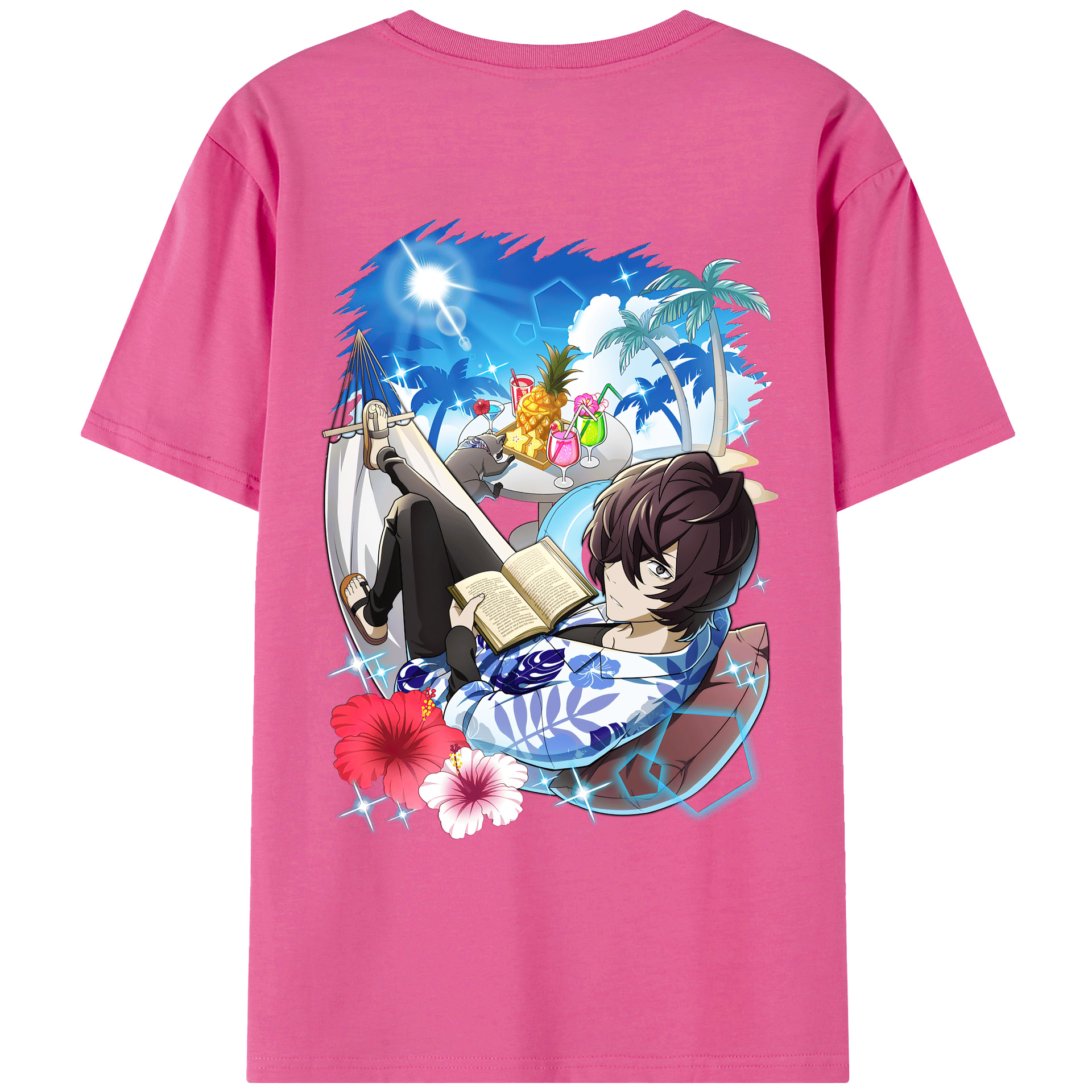 （画像用） 文豪ストレイドッグス Bungo Stray Dogs レディース半袖Tシャツ(バックプリント)