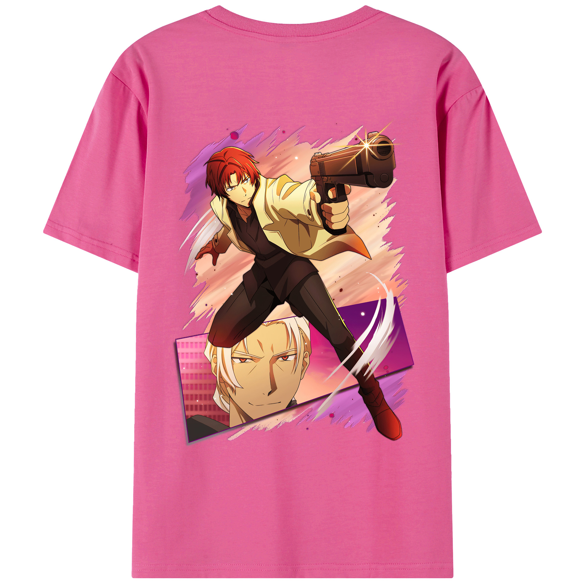 （画像用） 文豪ストレイドッグス Bungo Stray Dogs レディース半袖Tシャツ(バックプリント)