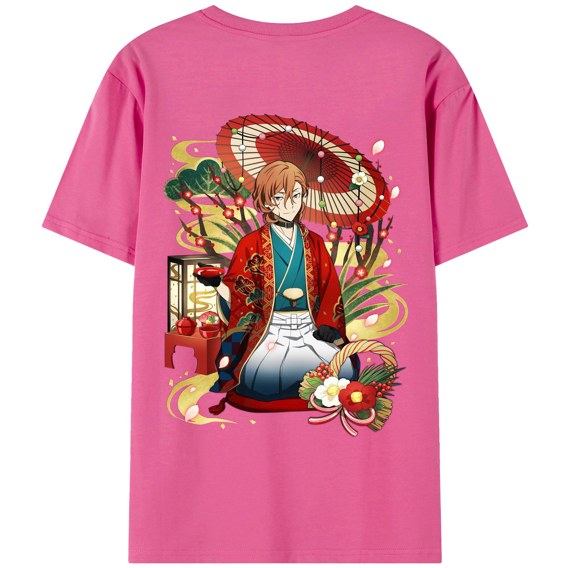 （画像用） 文豪ストレイドッグス Bungo Stray Dogs レディース半袖Tシャツ(バックプリント)