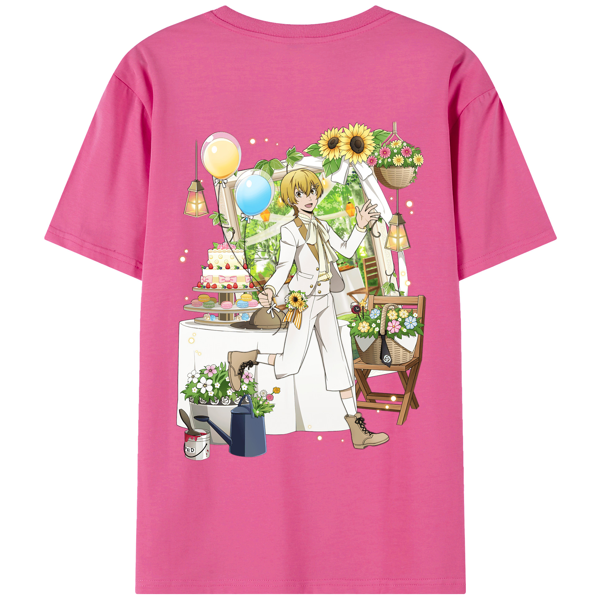 （画像用） 文豪ストレイドッグス Bungo Stray Dogs レディース半袖Tシャツ(バックプリント)