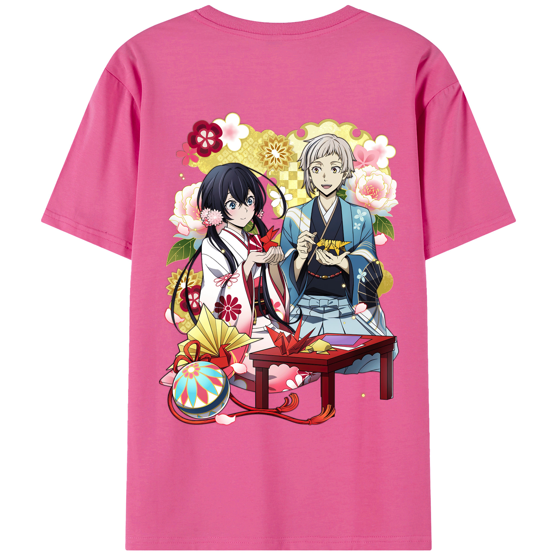 （画像用） 文豪ストレイドッグス Bungo Stray Dogs レディース半袖Tシャツ(バックプリント)