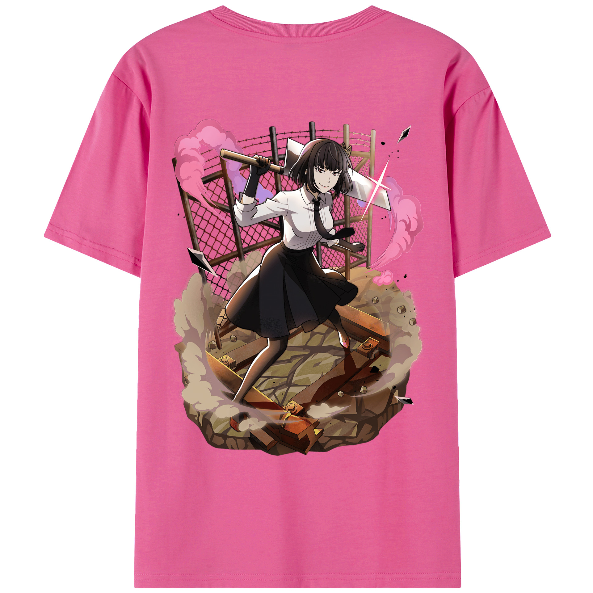 （画像用） 文豪ストレイドッグス Bungo Stray Dogs レディース半袖Tシャツ(バックプリント)