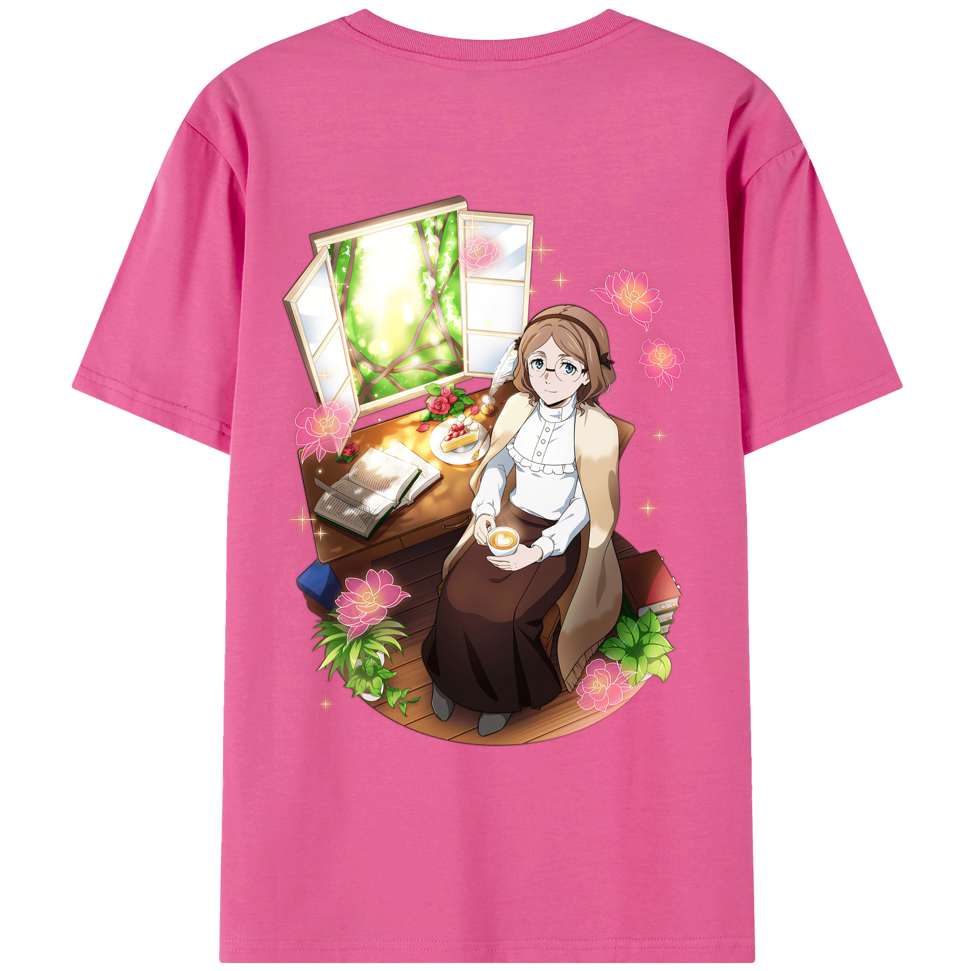 （画像用） 文豪ストレイドッグス Bungo Stray Dogs レディース半袖Tシャツ(バックプリント)