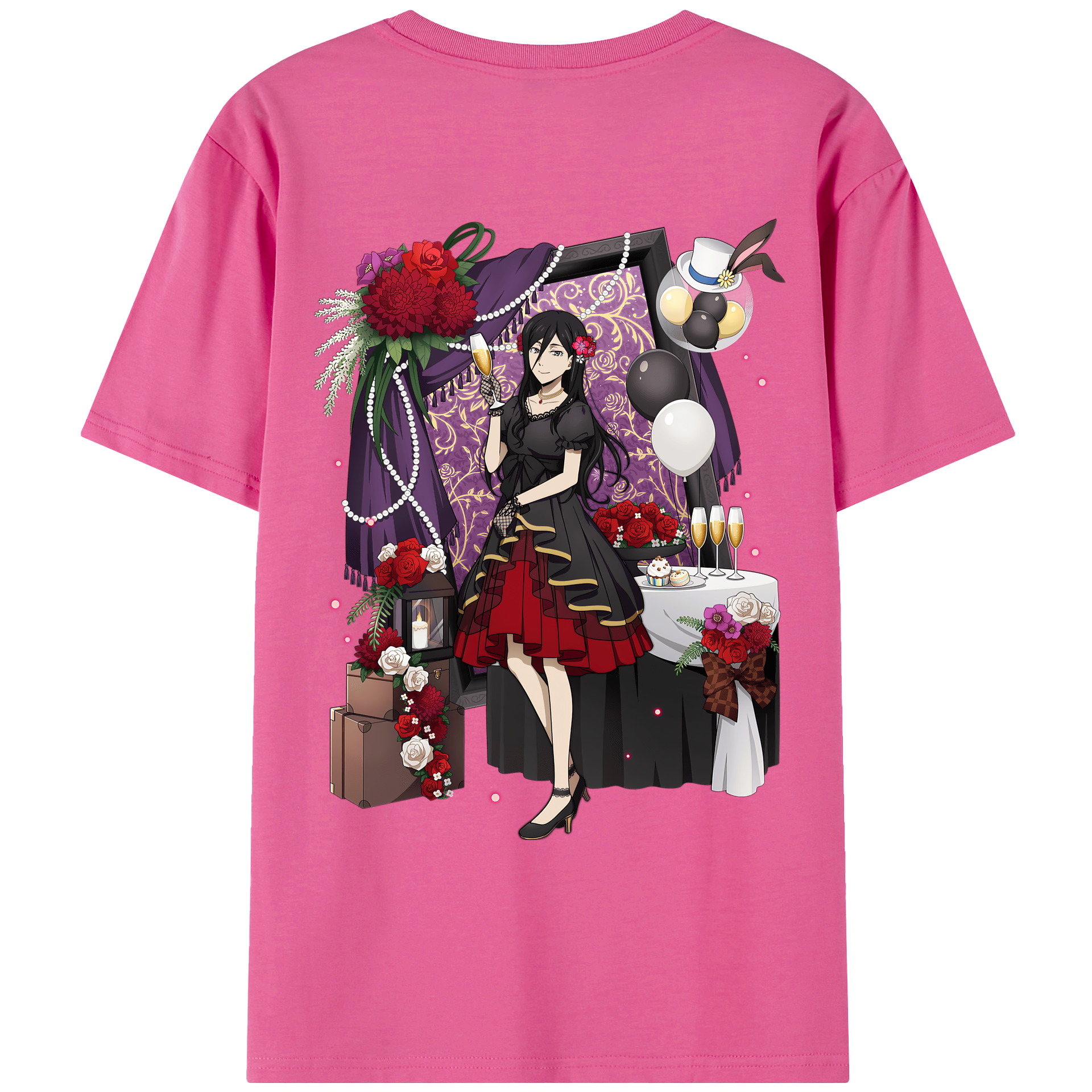 （画像用） 文豪ストレイドッグス Bungo Stray Dogs レディース半袖Tシャツ(バックプリント)