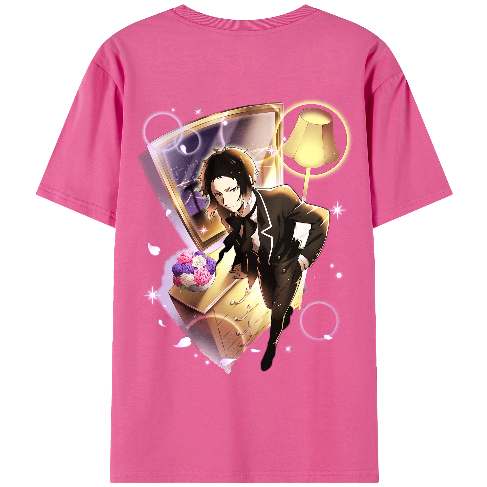 （画像用） 文豪ストレイドッグス Bungo Stray Dogs レディース半袖Tシャツ(バックプリント)