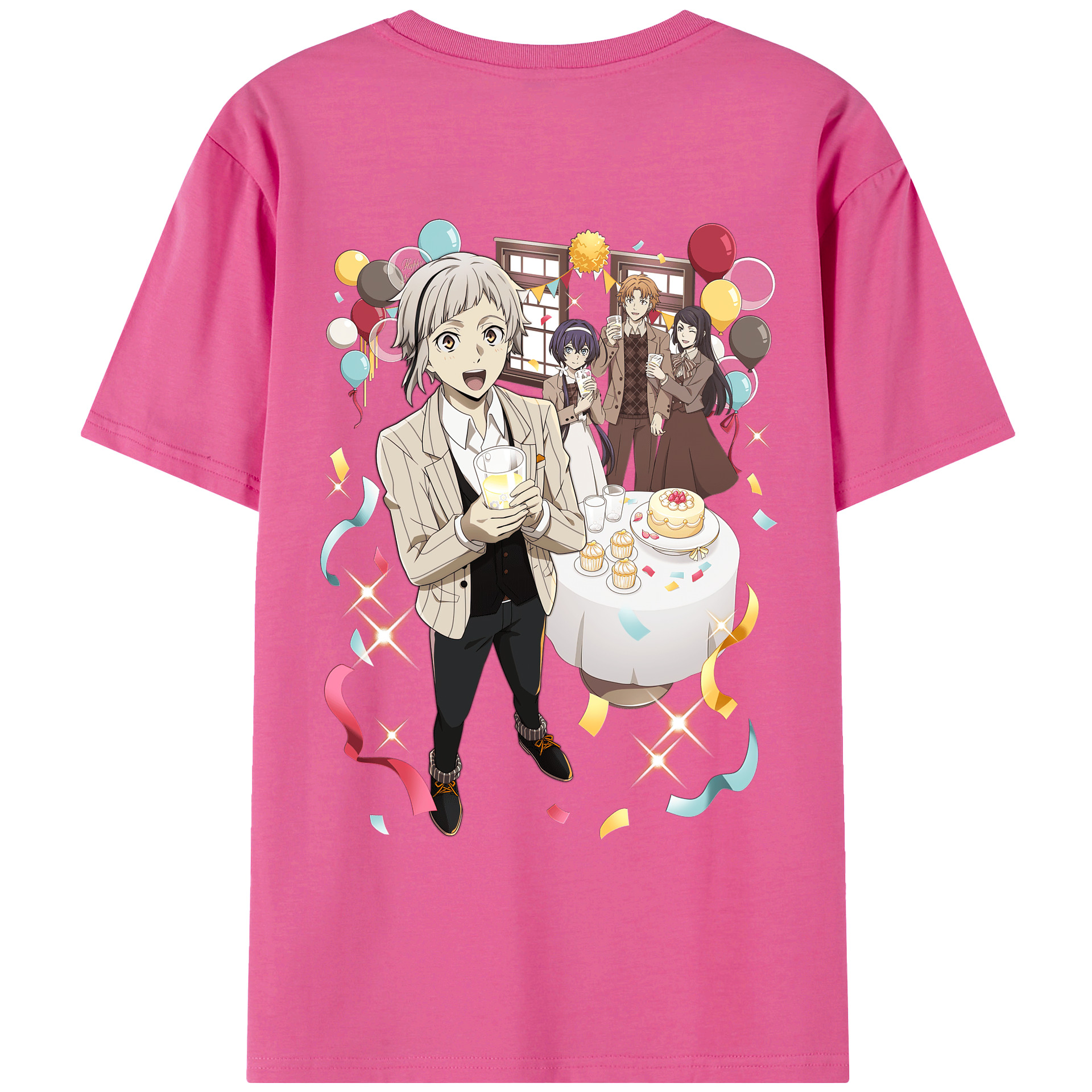 （画像用） 文豪ストレイドッグス Bungo Stray Dogs レディース半袖Tシャツ(バックプリント)