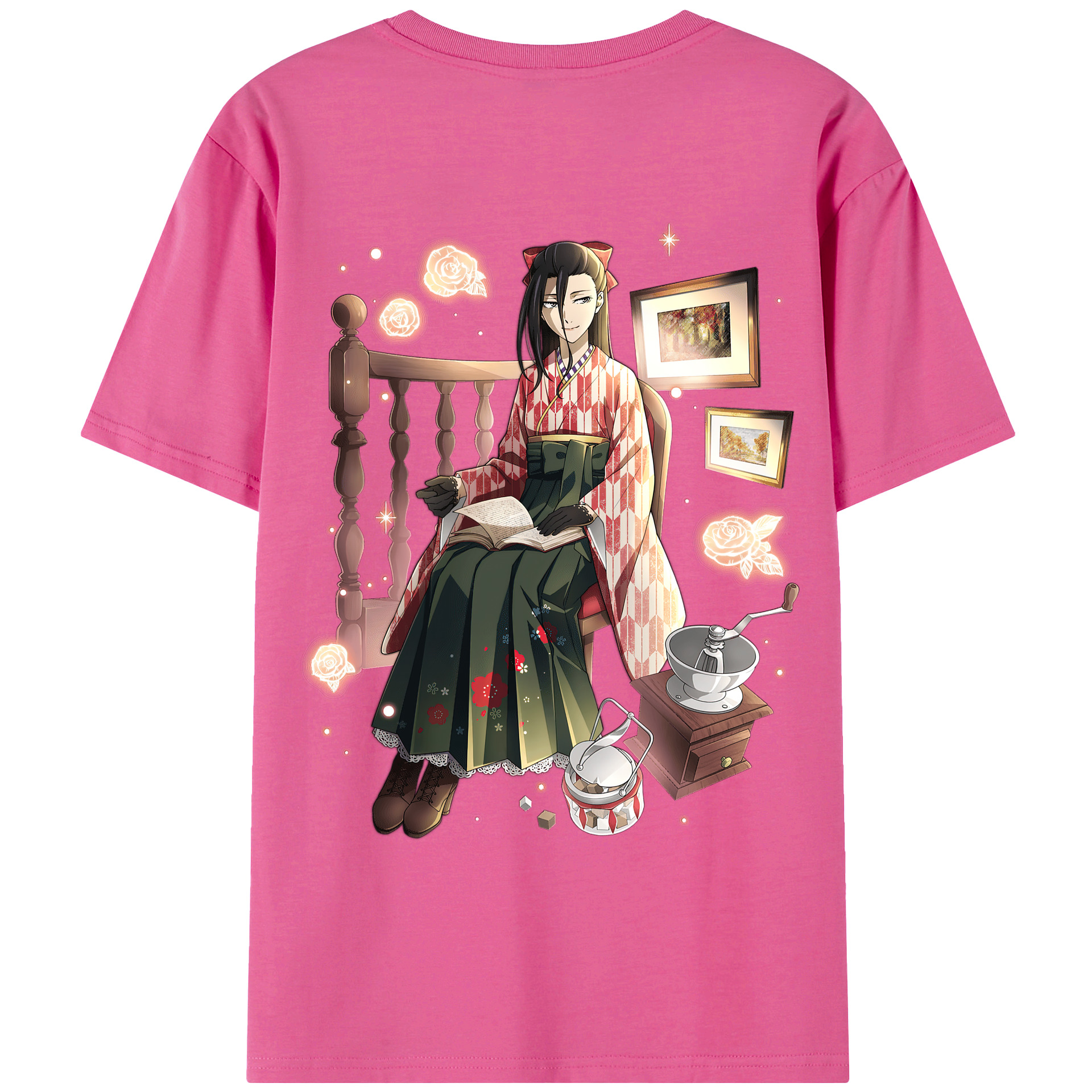 （画像用） 文豪ストレイドッグス Bungo Stray Dogs レディース半袖Tシャツ(バックプリント)
