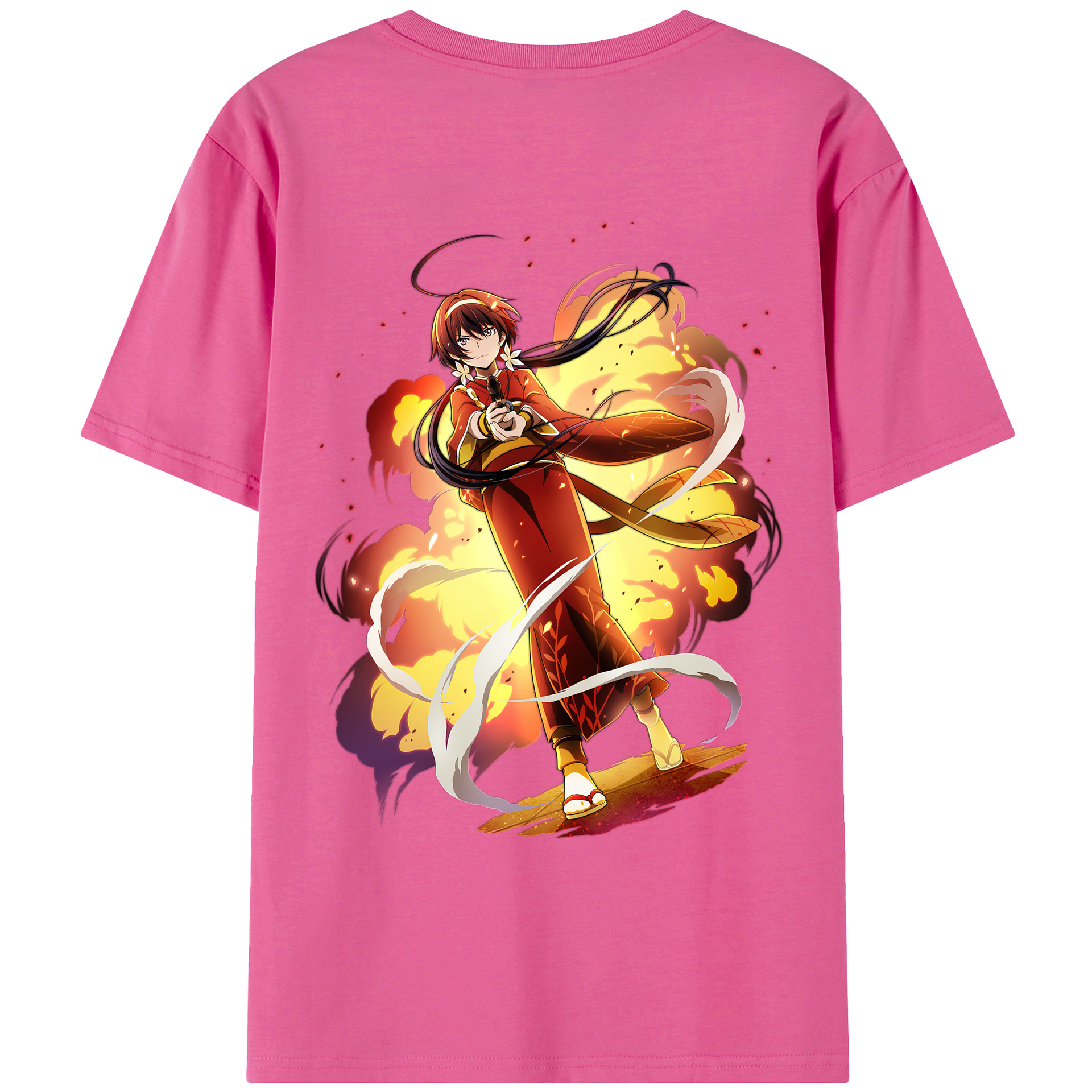 （画像用） 文豪ストレイドッグス Bungo Stray Dogs レディース半袖Tシャツ(バックプリント)
