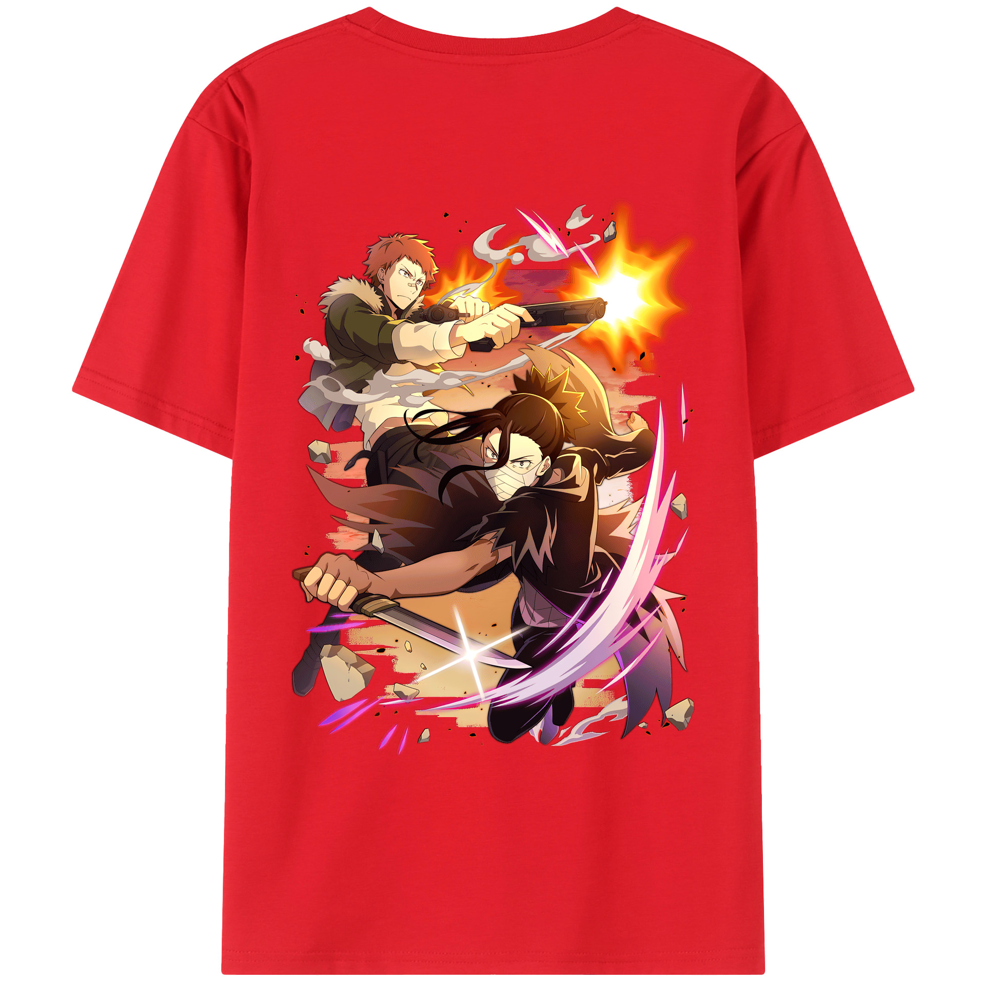 （画像用） 文豪ストレイドッグス Bungo Stray Dogs レディース半袖Tシャツ(バックプリント)