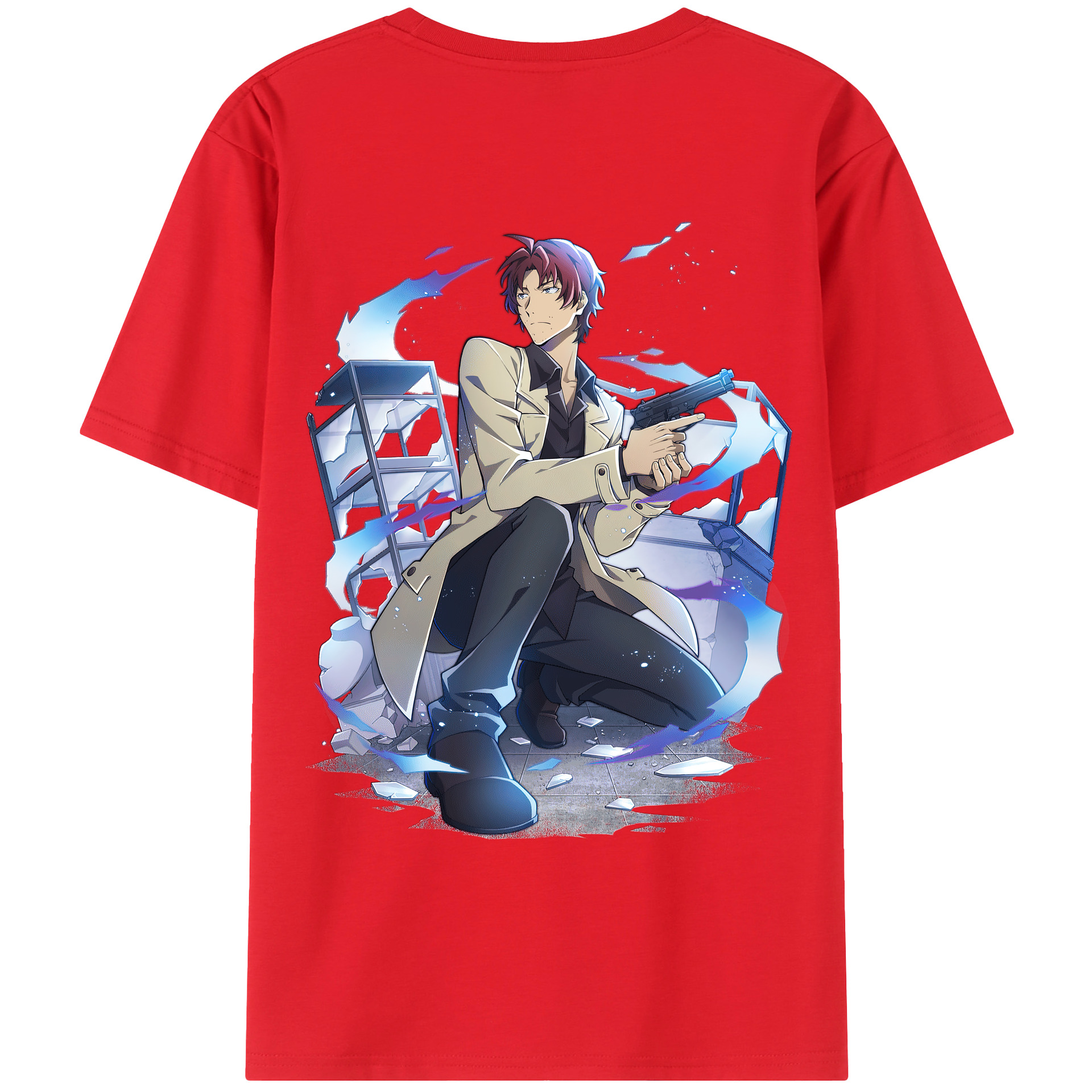 （画像用） 文豪ストレイドッグス Bungo Stray Dogs レディース半袖Tシャツ(バックプリント)