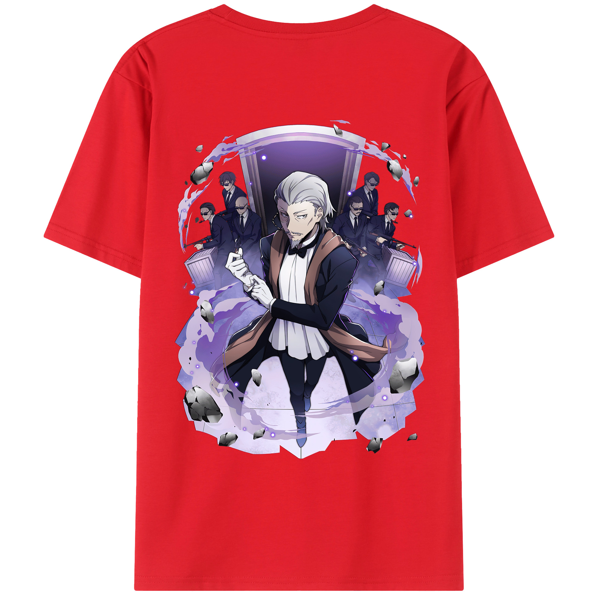 （画像用） 文豪ストレイドッグス Bungo Stray Dogs レディース半袖Tシャツ(バックプリント)
