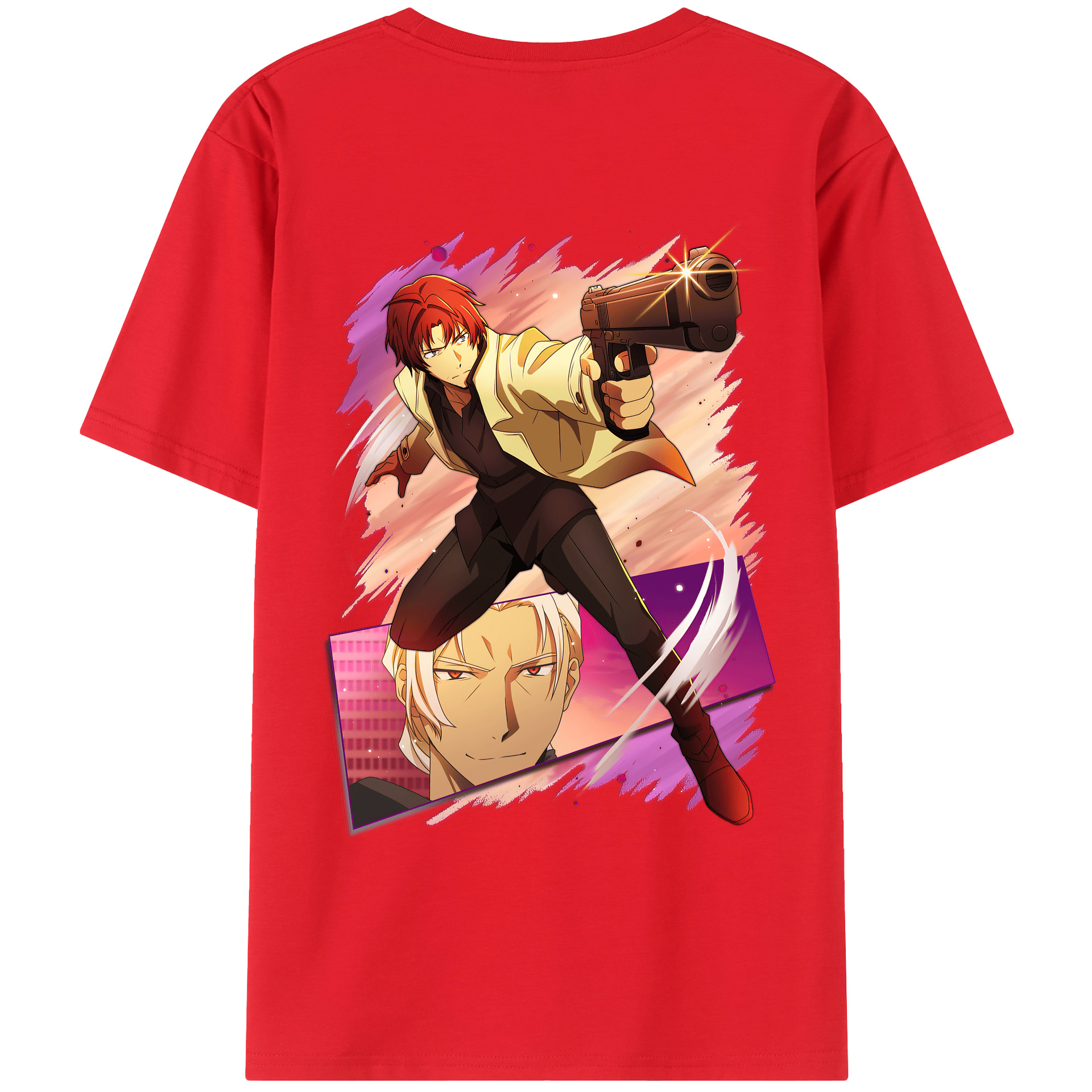 （画像用） 文豪ストレイドッグス Bungo Stray Dogs レディース半袖Tシャツ(バックプリント)