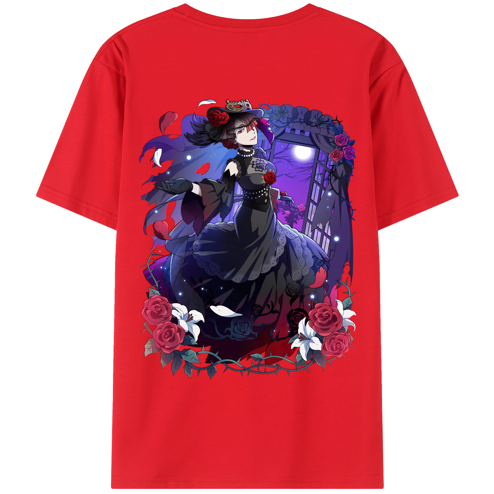 （画像用） 文豪ストレイドッグス Bungo Stray Dogs レディース半袖Tシャツ(バックプリント)