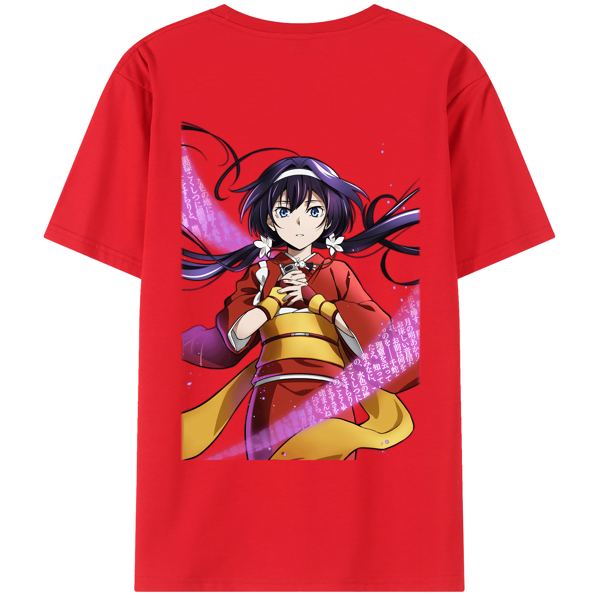（画像用） 文豪ストレイドッグス Bungo Stray Dogs レディース半袖Tシャツ(バックプリント)