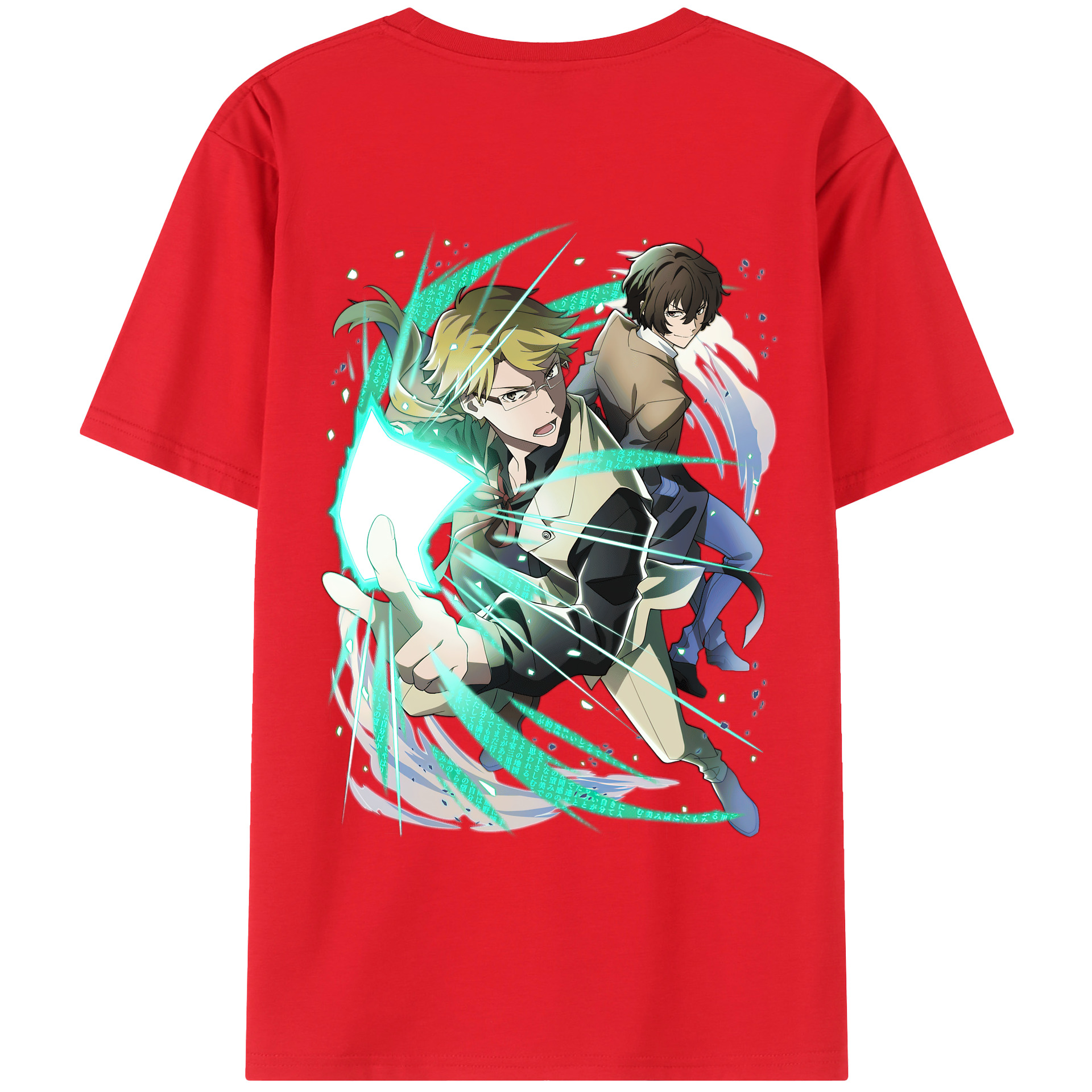 （画像用） 文豪ストレイドッグス Bungo Stray Dogs レディース半袖Tシャツ(バックプリント)