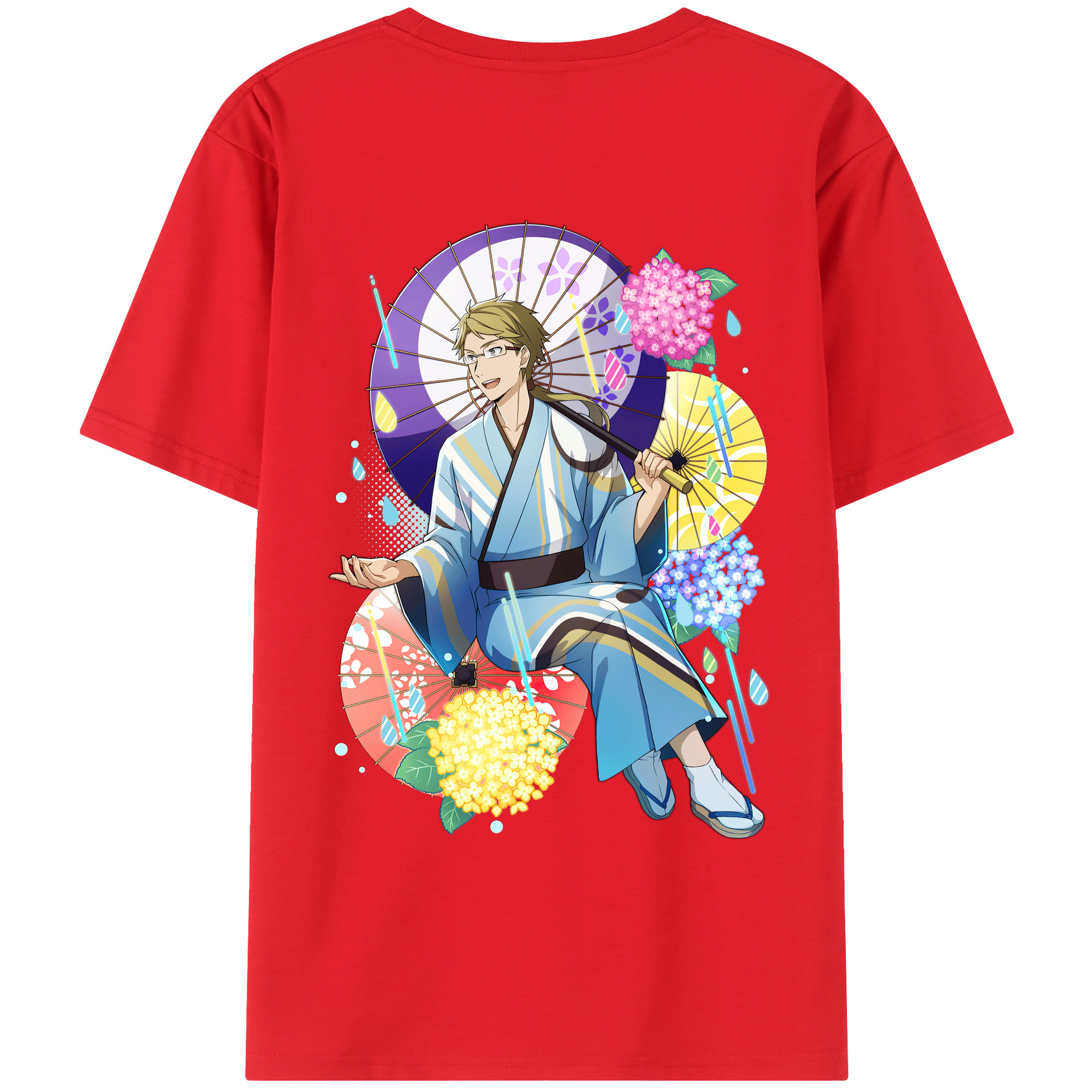 （画像用） 文豪ストレイドッグス Bungo Stray Dogs レディース半袖Tシャツ(バックプリント)