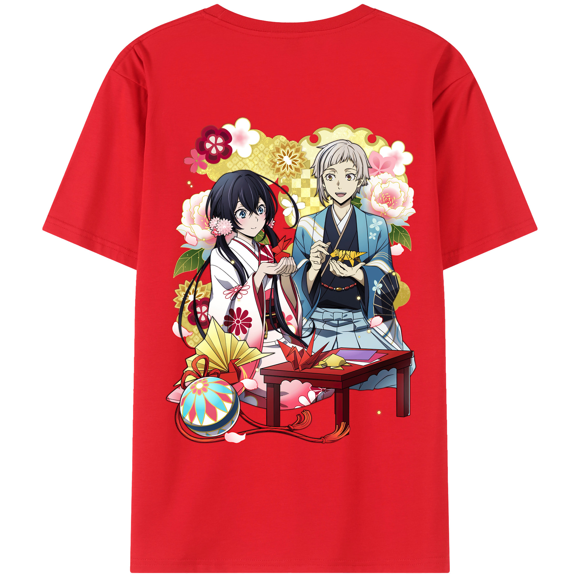 （画像用） 文豪ストレイドッグス Bungo Stray Dogs レディース半袖Tシャツ(バックプリント)