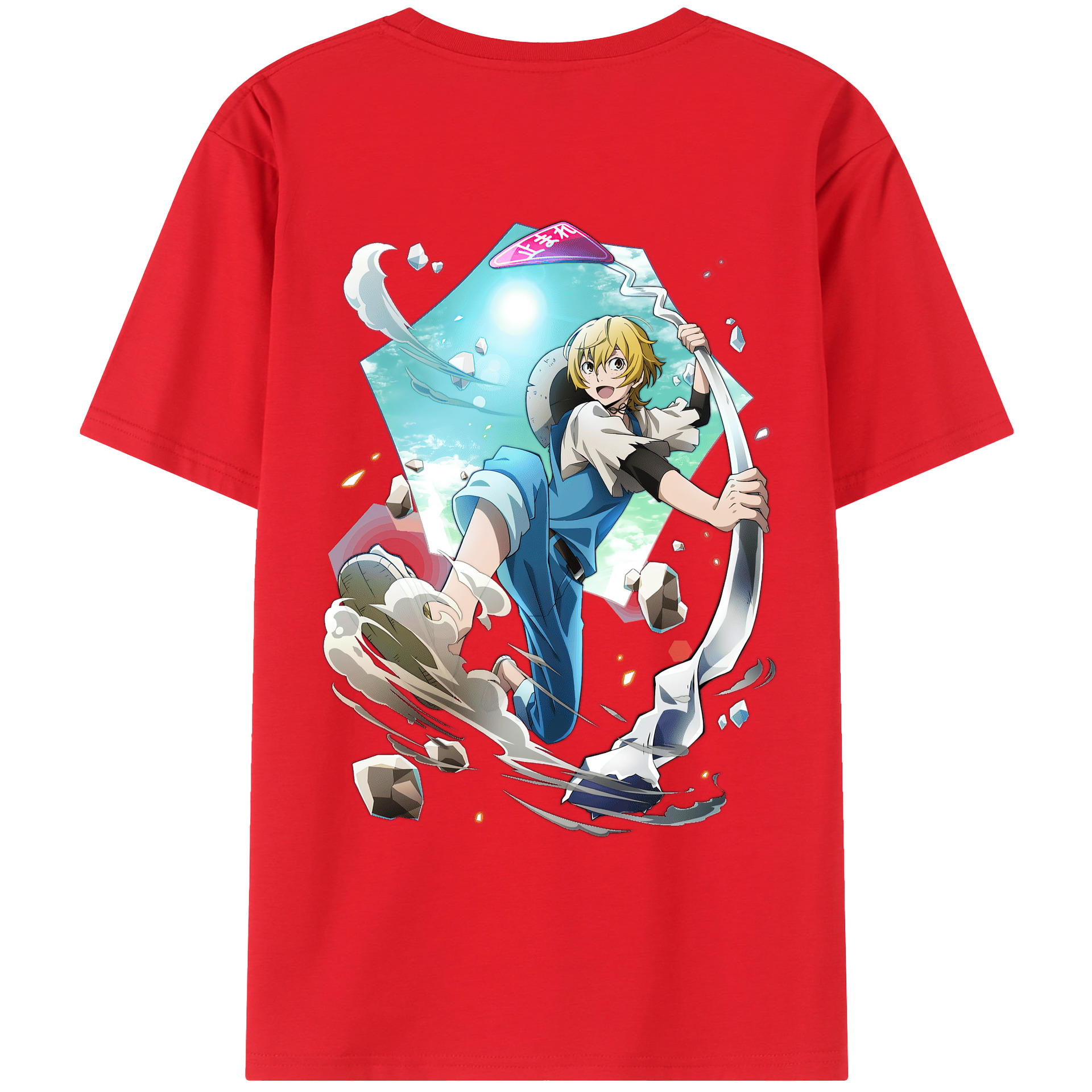 （画像用） 文豪ストレイドッグス Bungo Stray Dogs レディース半袖Tシャツ(バックプリント)