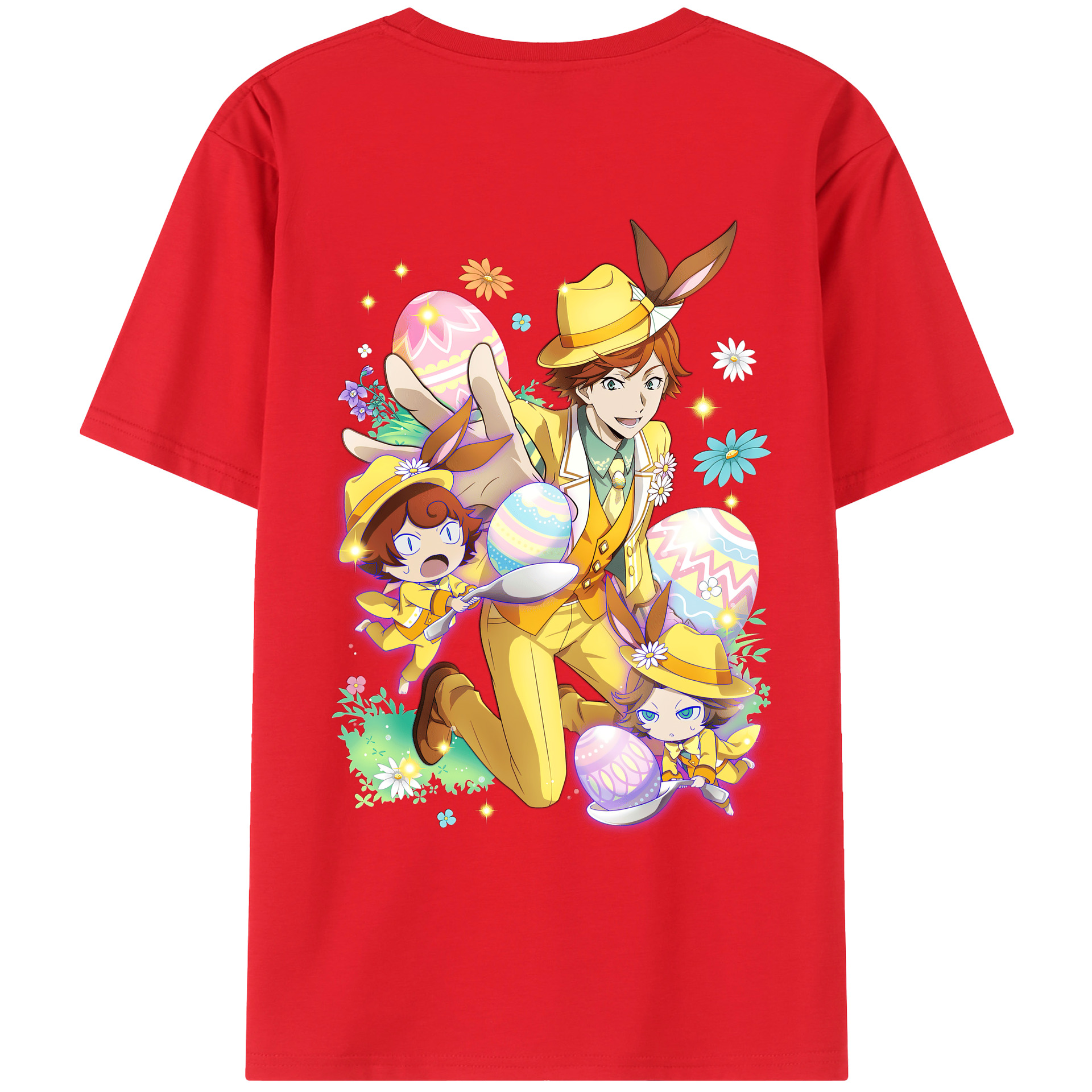 （画像用） 文豪ストレイドッグス Bungo Stray Dogs レディース半袖Tシャツ(バックプリント)