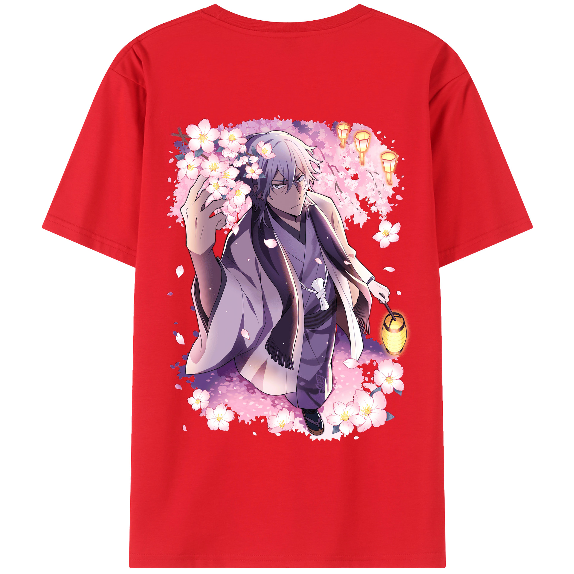 （画像用） 文豪ストレイドッグス Bungo Stray Dogs レディース半袖Tシャツ(バックプリント)