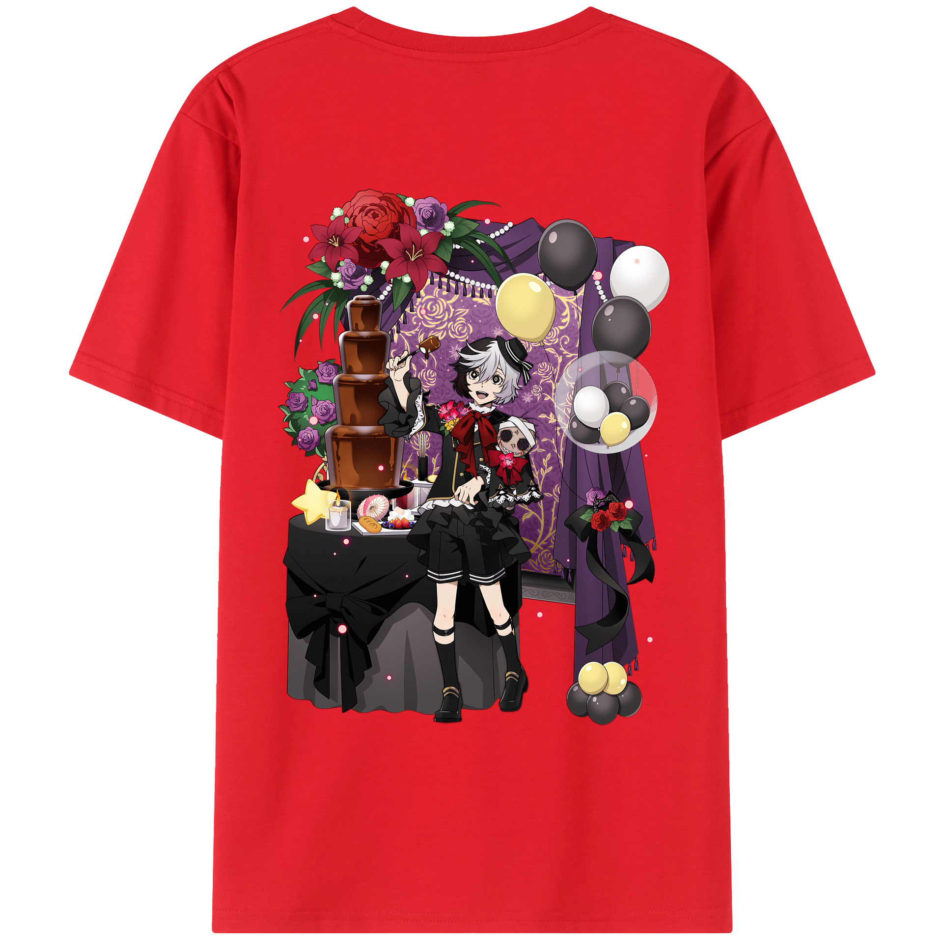 （画像用） 文豪ストレイドッグス Bungo Stray Dogs レディース半袖Tシャツ(バックプリント)