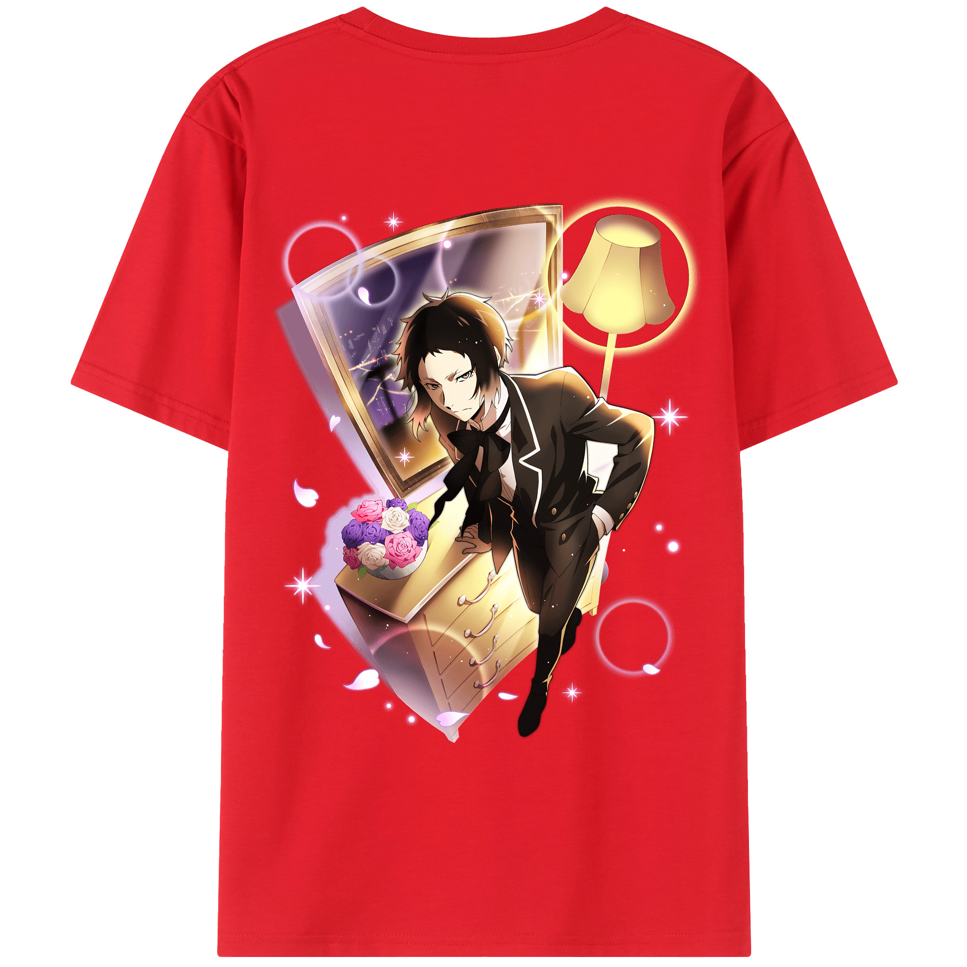 （画像用） 文豪ストレイドッグス Bungo Stray Dogs レディース半袖Tシャツ(バックプリント)