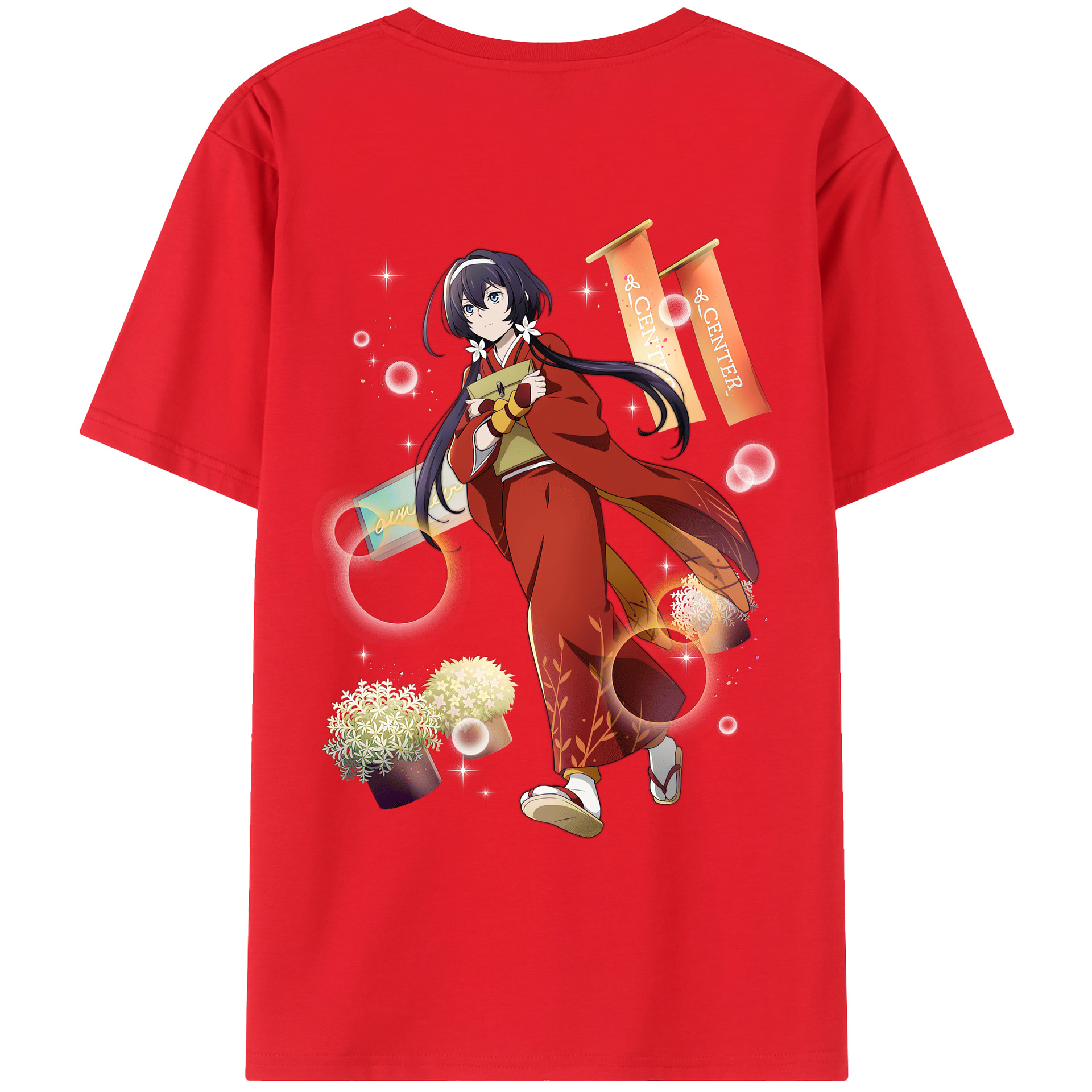 （画像用） 文豪ストレイドッグス Bungo Stray Dogs レディース半袖Tシャツ(バックプリント)