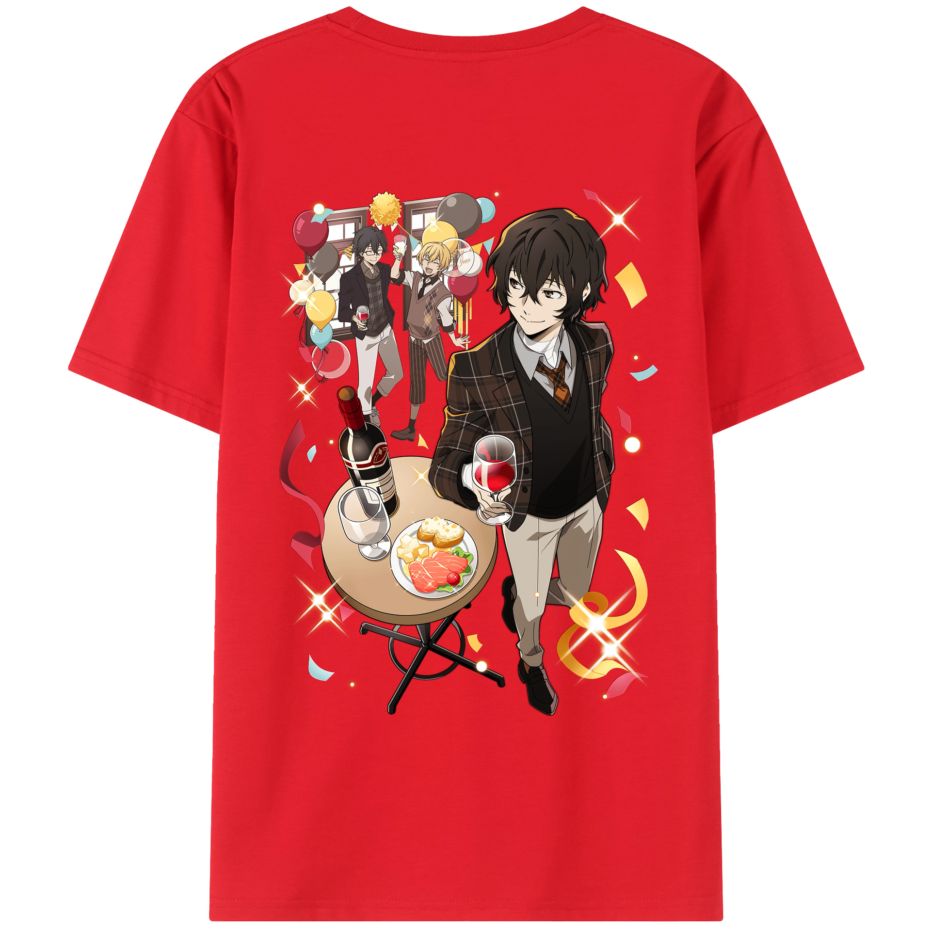 （画像用） 文豪ストレイドッグス Bungo Stray Dogs レディース半袖Tシャツ(バックプリント)
